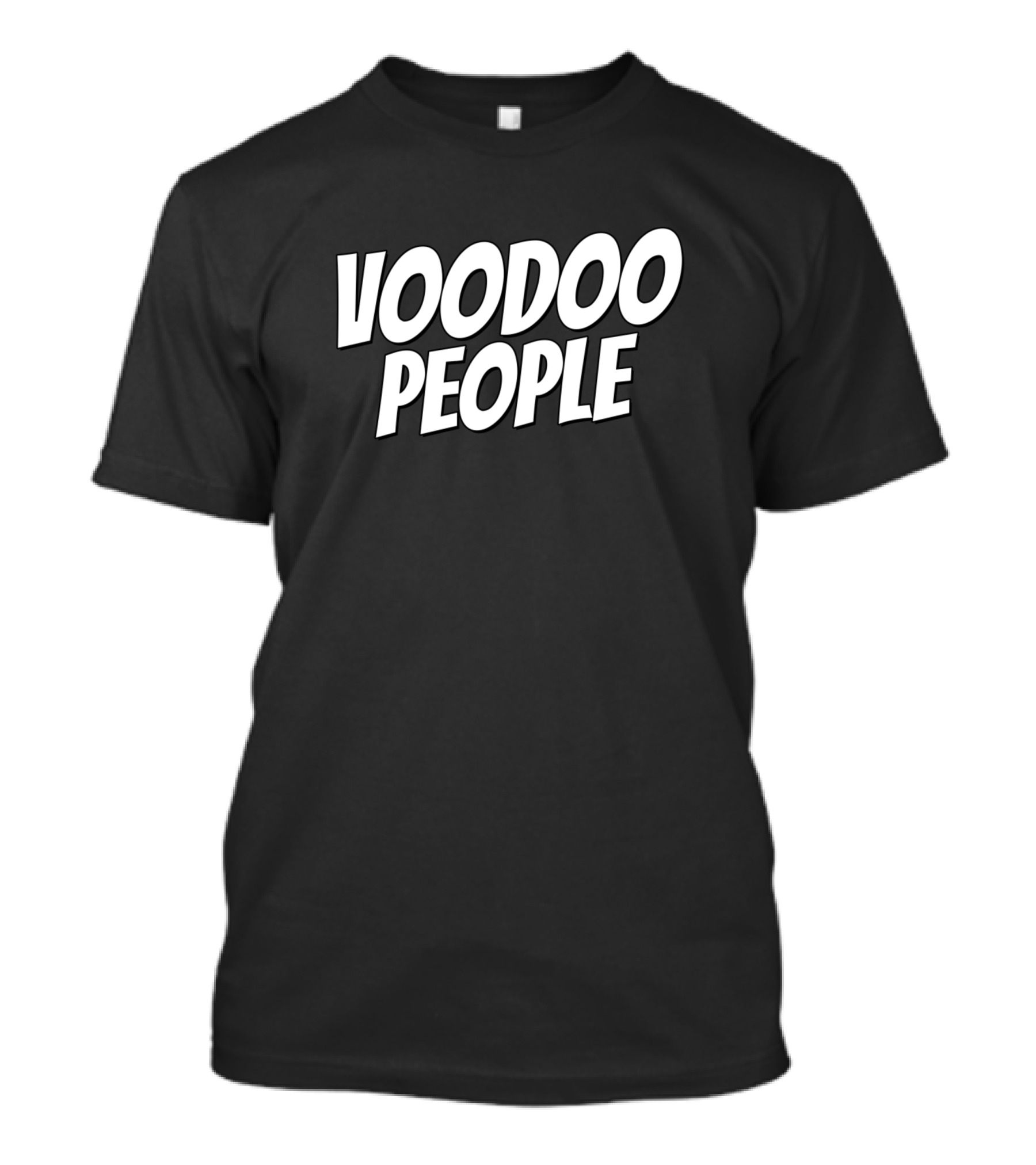 Voodoo People Bold Minimalist Lettering T-Shirt