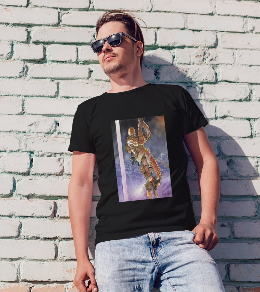 Welcome To The Party Pal Die Hard Nakatomi Plaza John McClane Swinging Rope T-Shirt