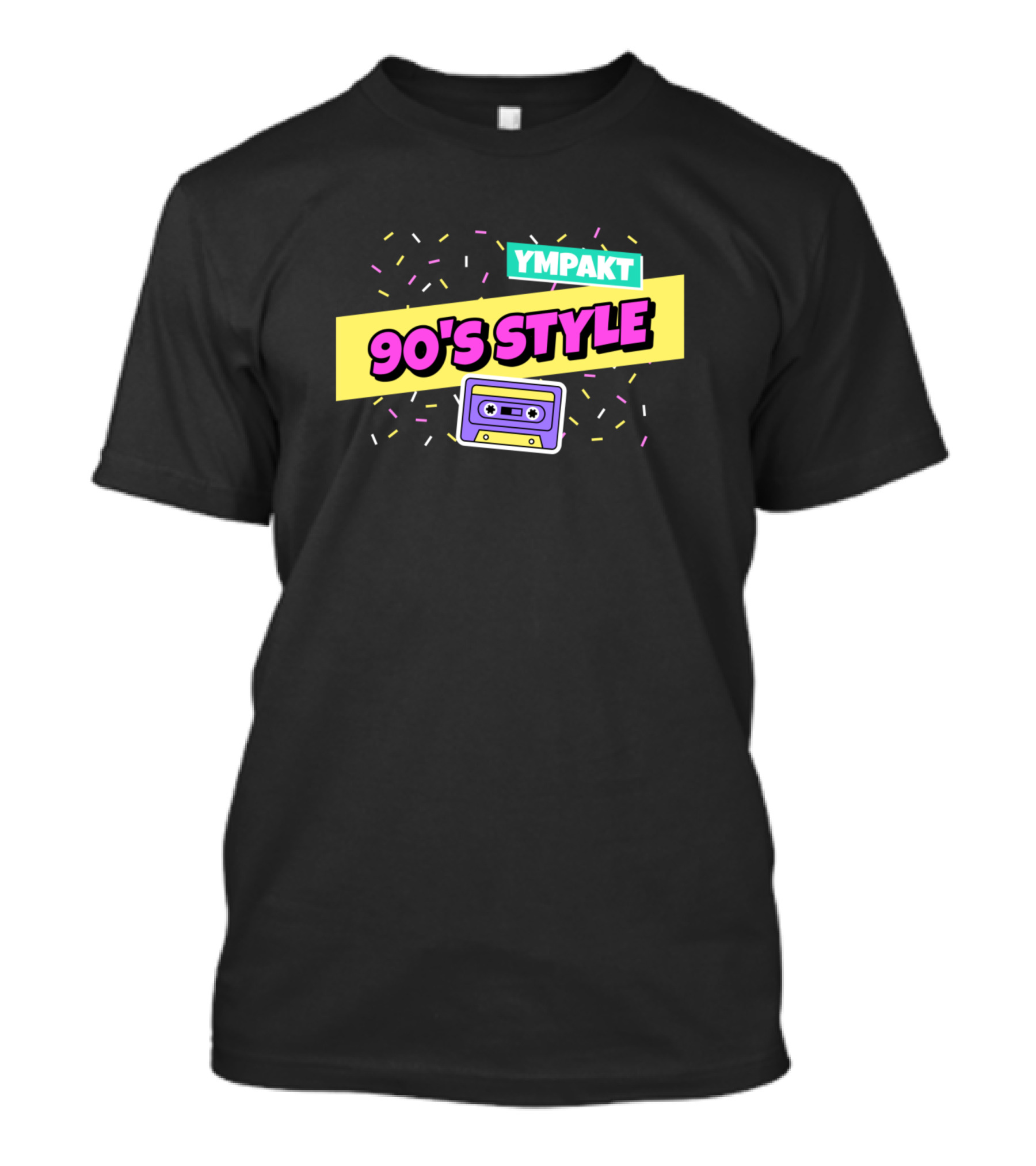 Ympakt 90's Style Cassette Confetti T-Shirt