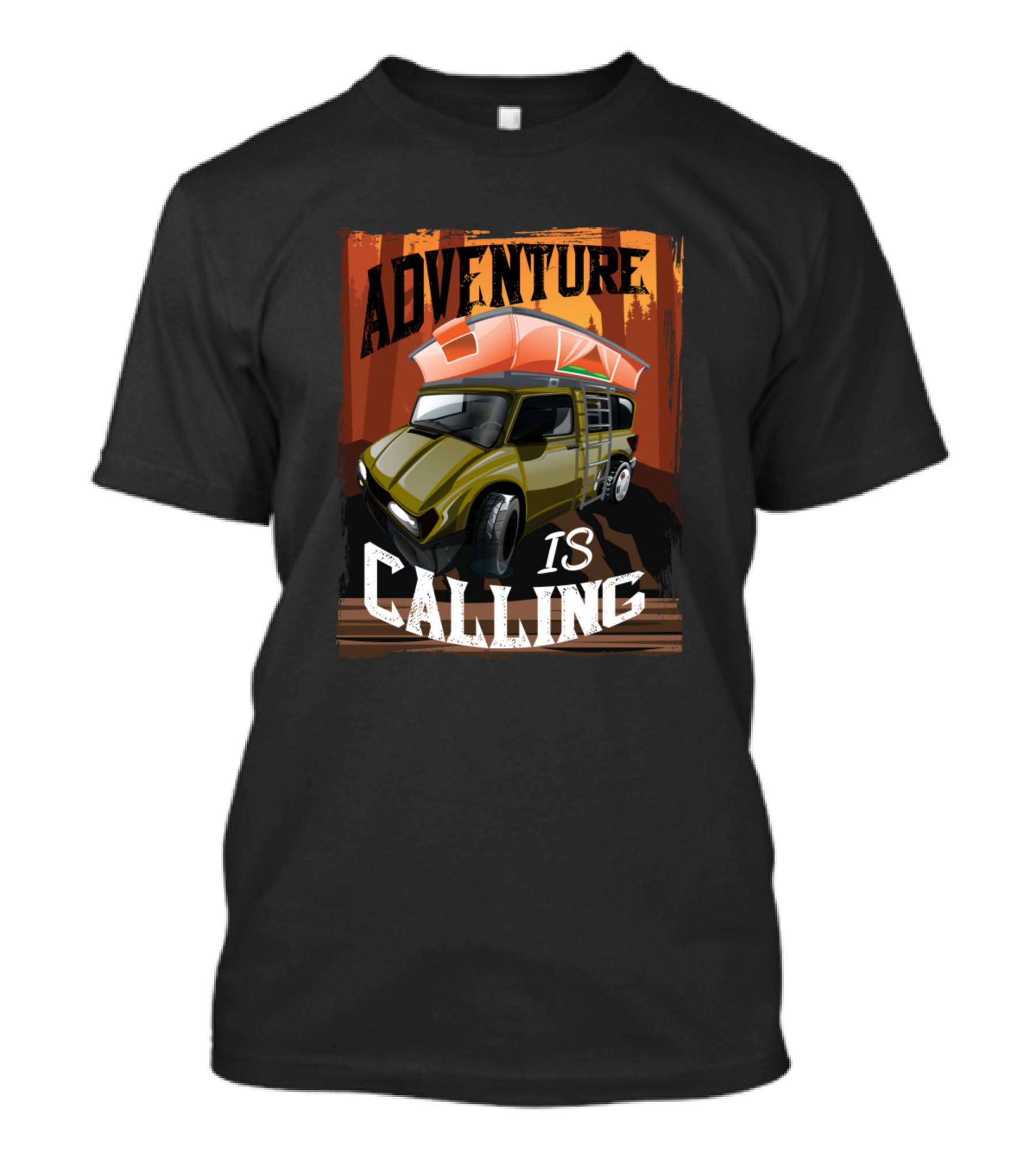 Adventure Is Calling Roof Tent Campers T-Shirt