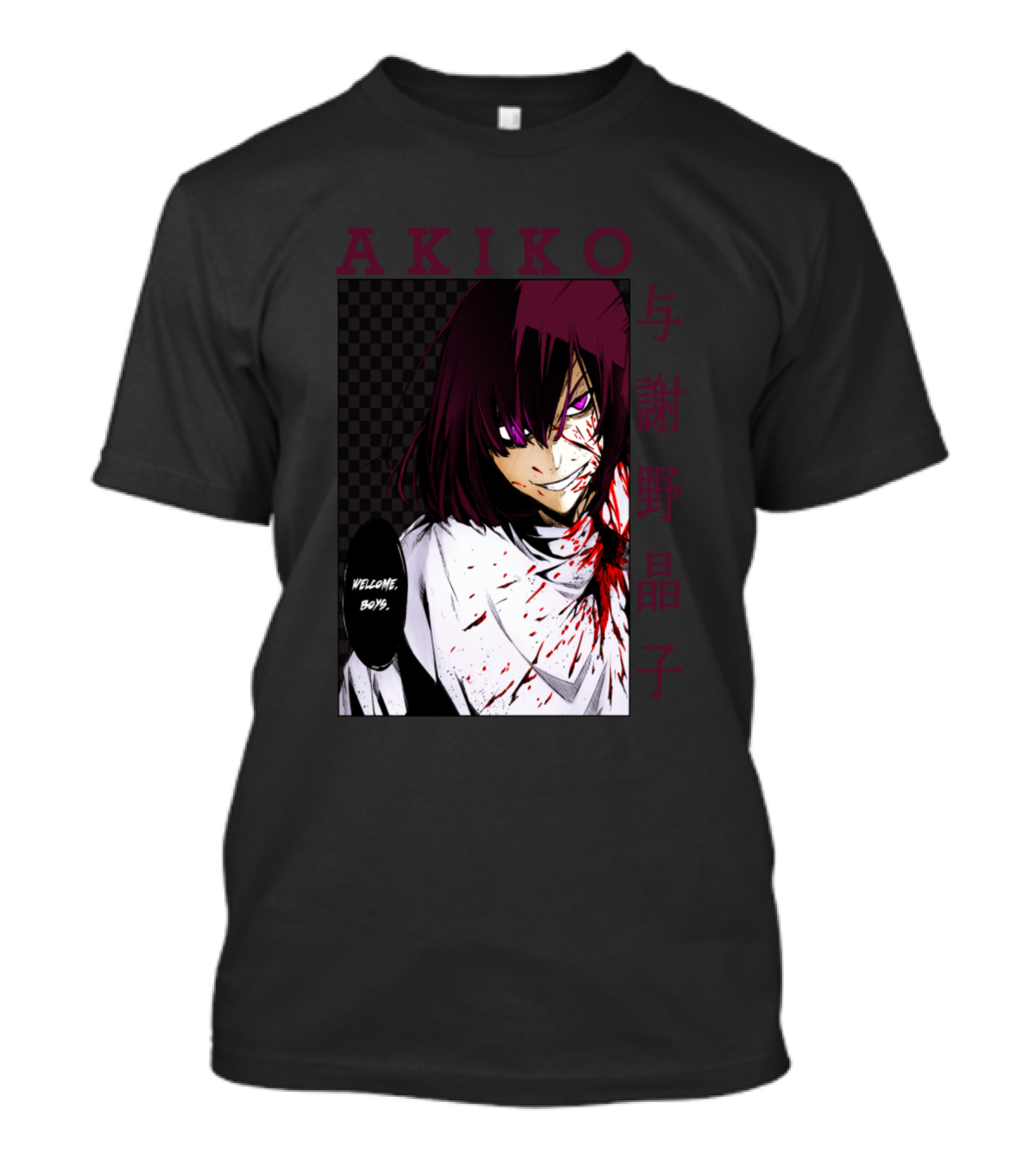 Akiko Yosano Welcome Boys Bungou Stray Dogs T-Shirt