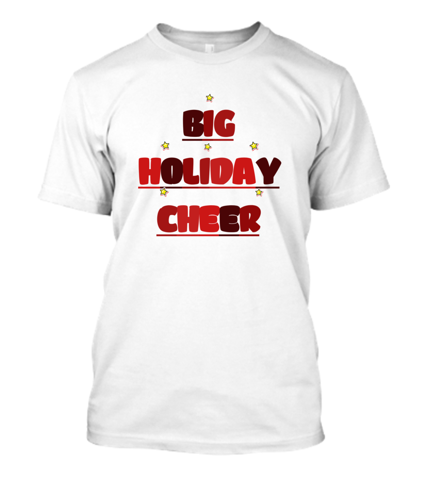 BIG HOLIDAY CHEER Stars T-Shirt