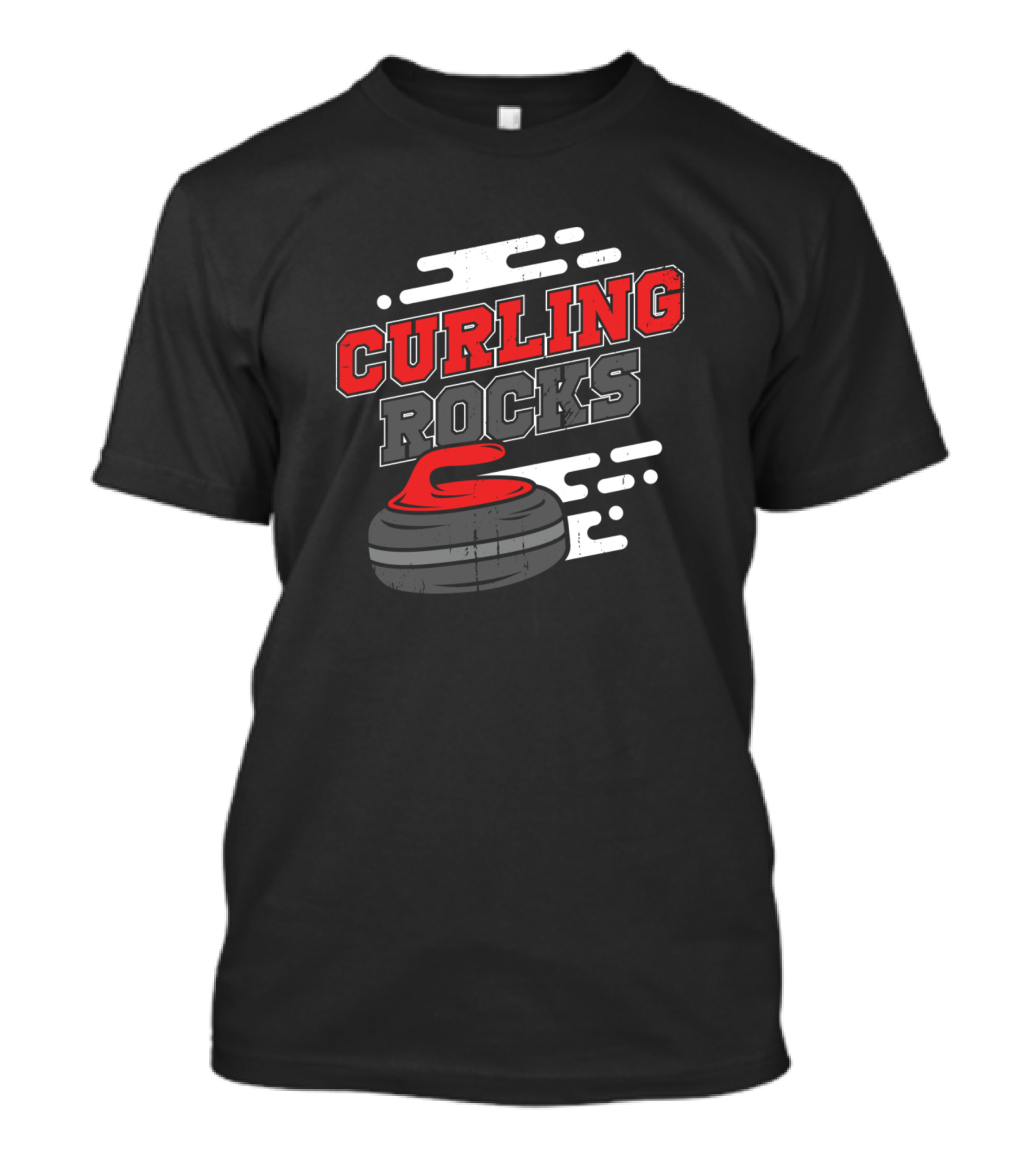 Curling Rocks Sport Curler Stone Game T-Shirt
