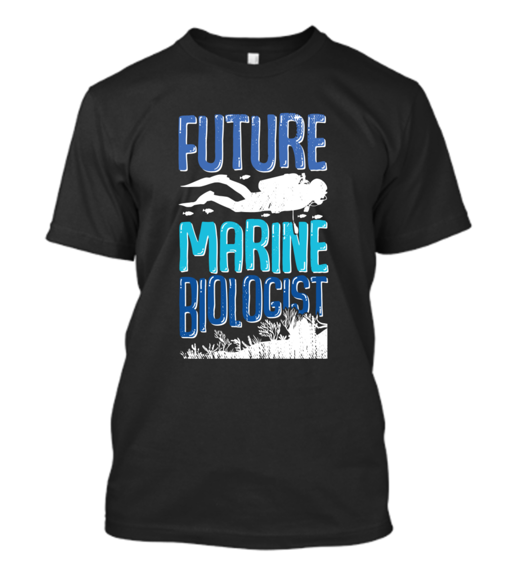 Future Marine Biologist Scuba Diving Enthusiast Ocean Explorer T-Shirt