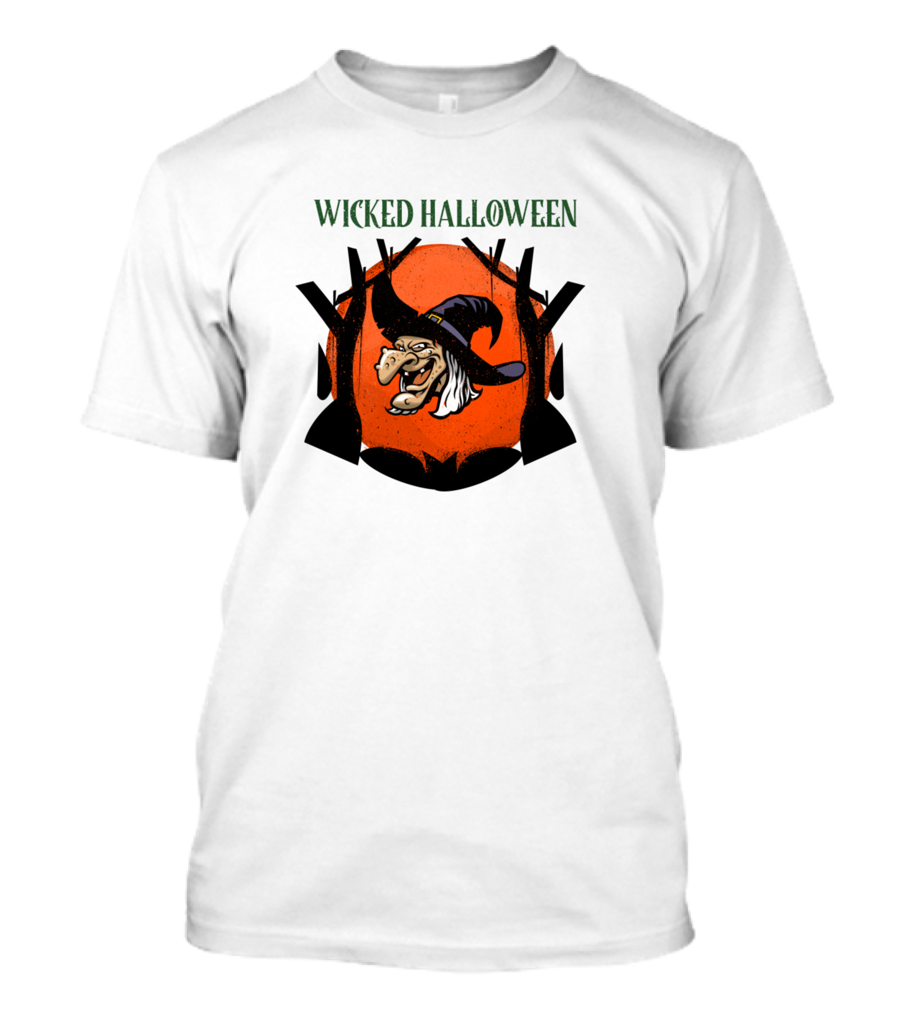 Wicked Halloween Witch Forest T-Shirt