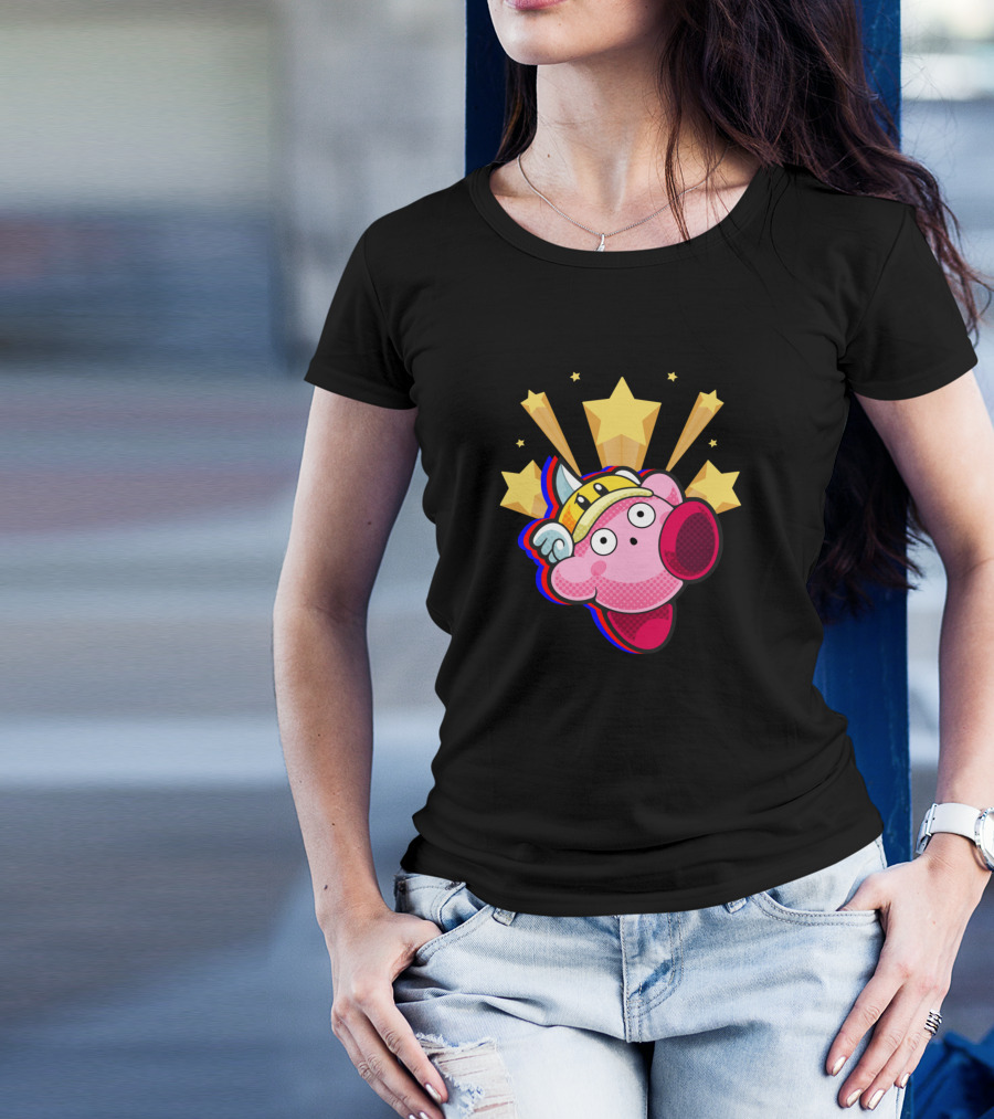 Kirby Poyo Viking Stars Adventure T-Shirt