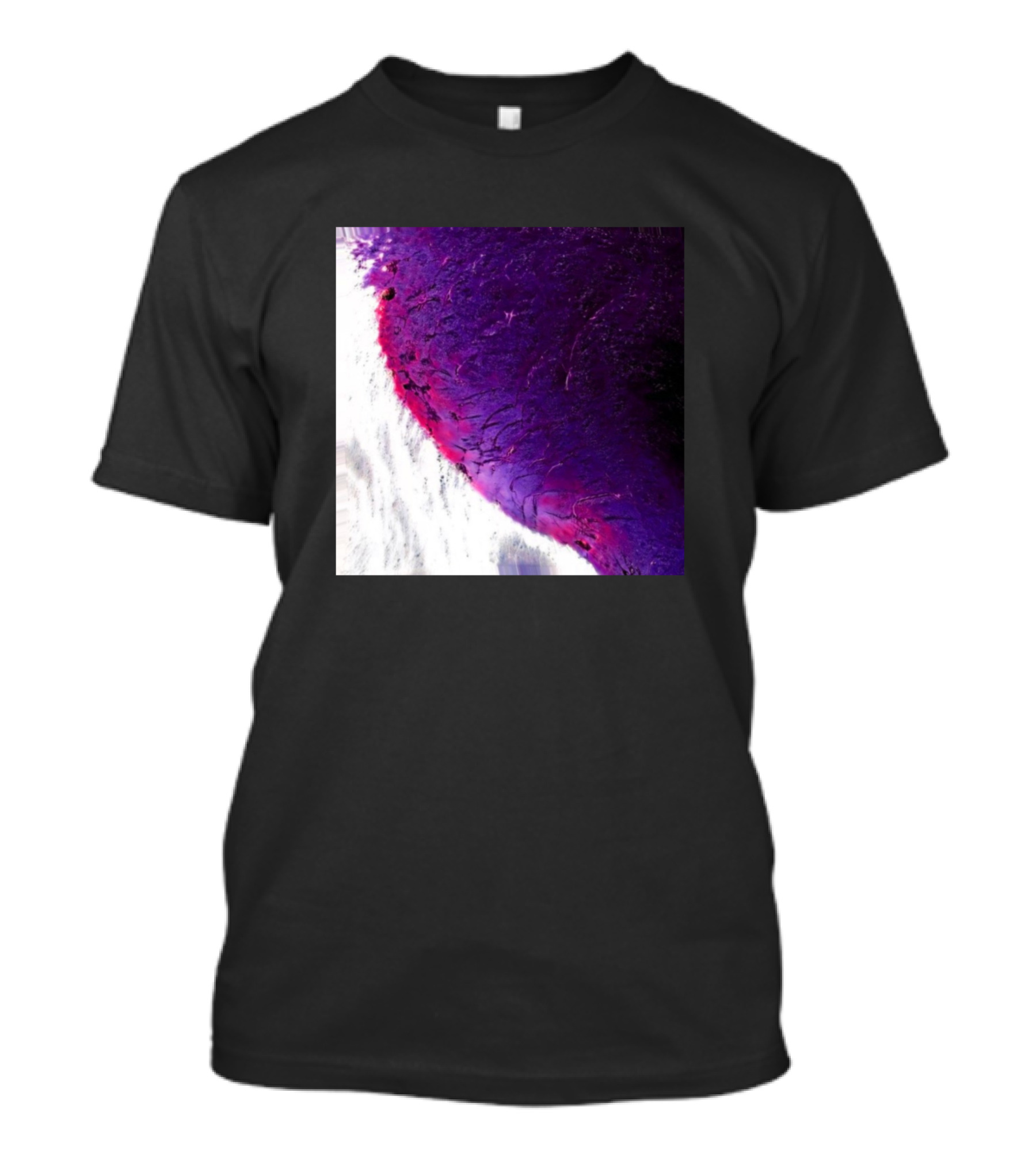 Muse Of Death And Water Abstract Purple And Red Swirl T-Shirt