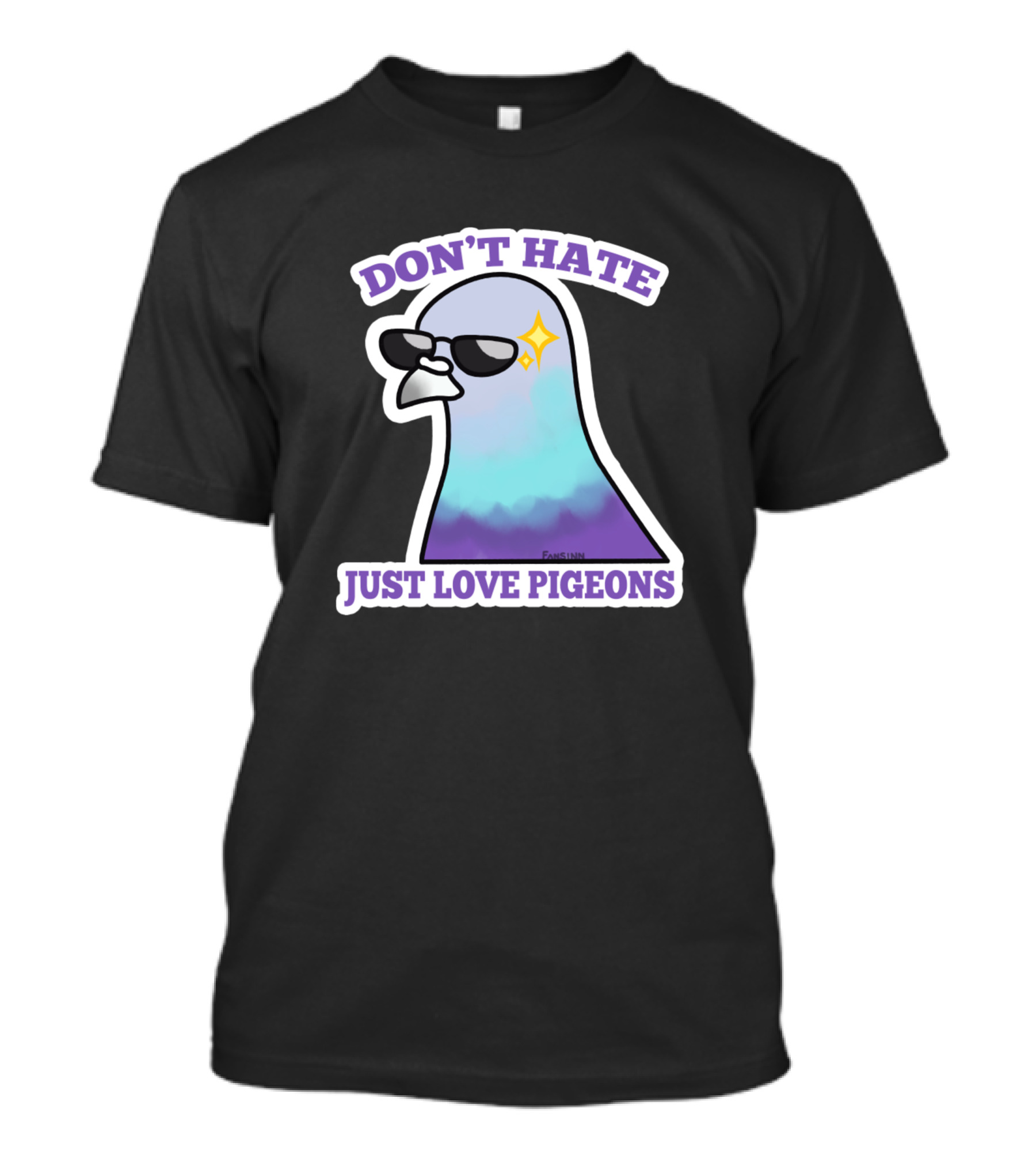 DON'T HATE JUST LOVE PIGEONS Bird Animal Tank T-Shirt