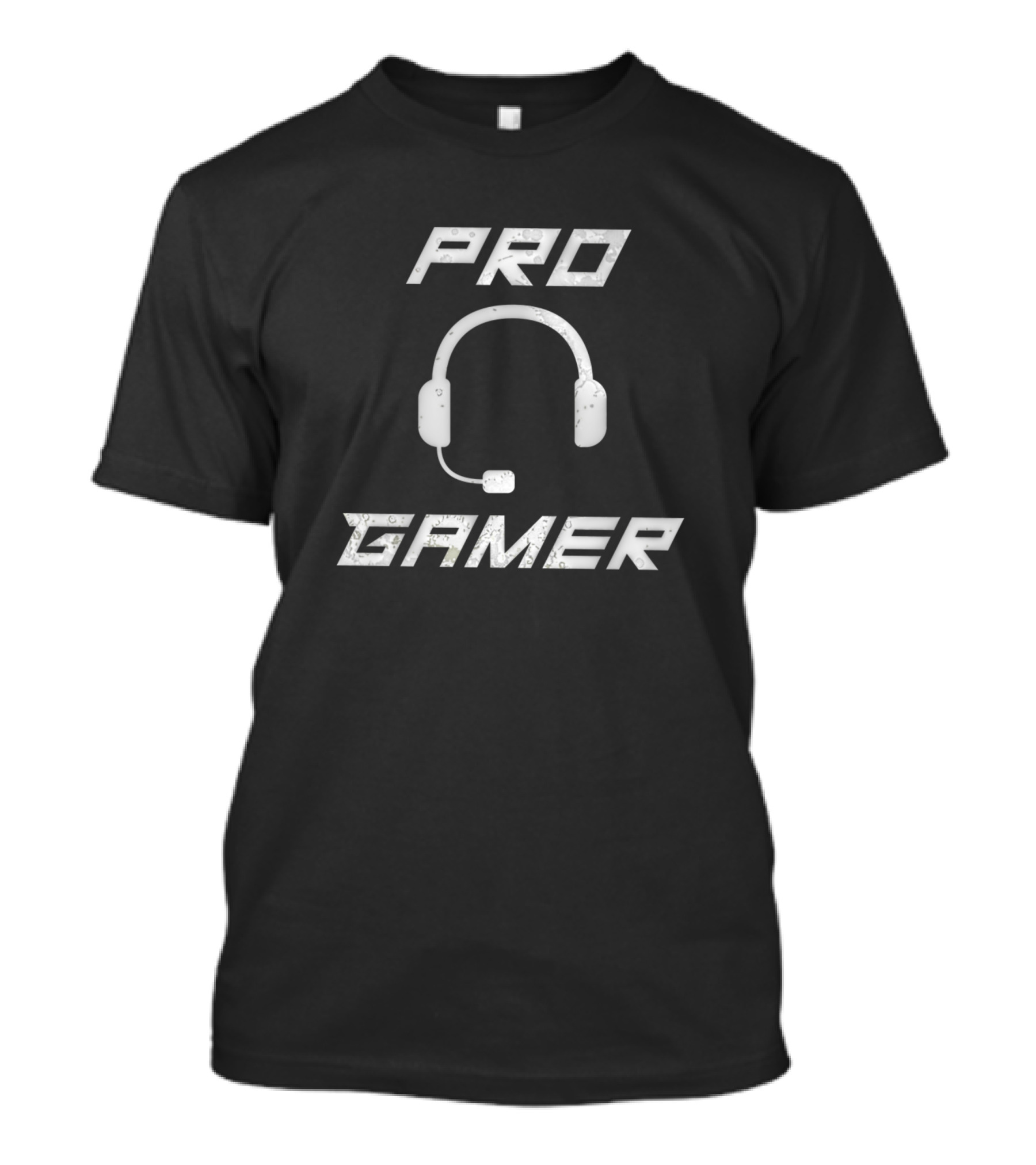 Pro Gamer Headset Gaming Geek Videogamer T-Shirt