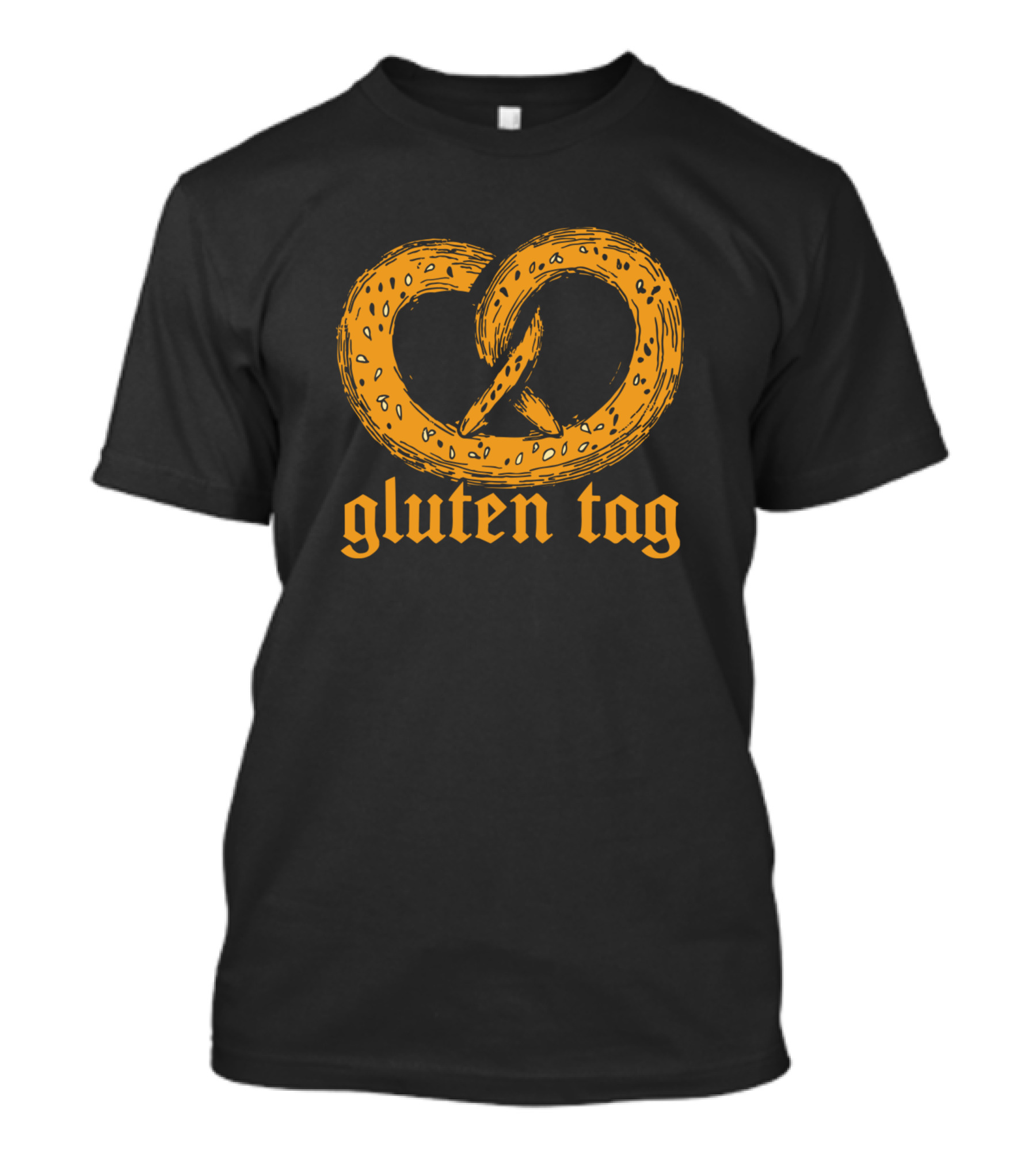 Gluten Tag Oktoberfest Funny Pretzel Design Beer Drinking T-Shirt