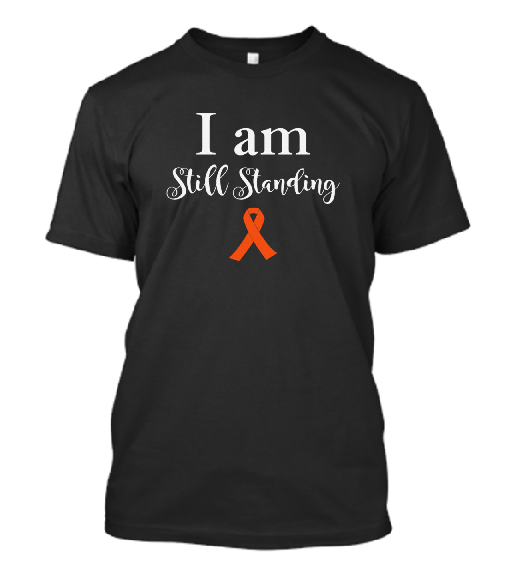 I Am Still Standing Chd Awareness Orange T-Shirt