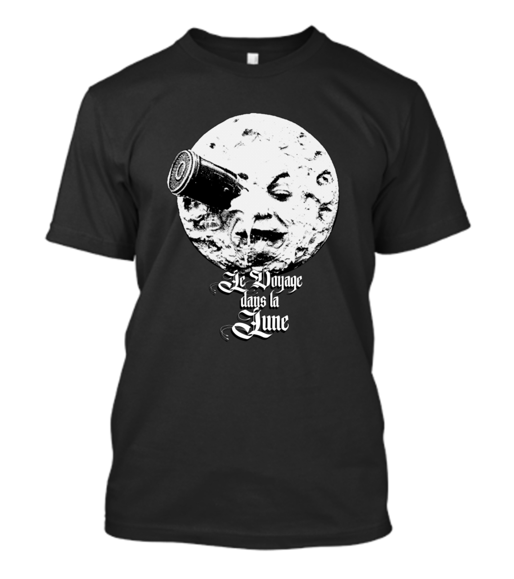 Le Voyage Dans La Lune Moon Face Classic Movie Iconography T-Shirt
