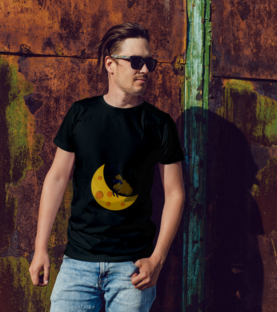 Michael Learns To Walk Moon Sheep Sleep Zzz T-Shirt