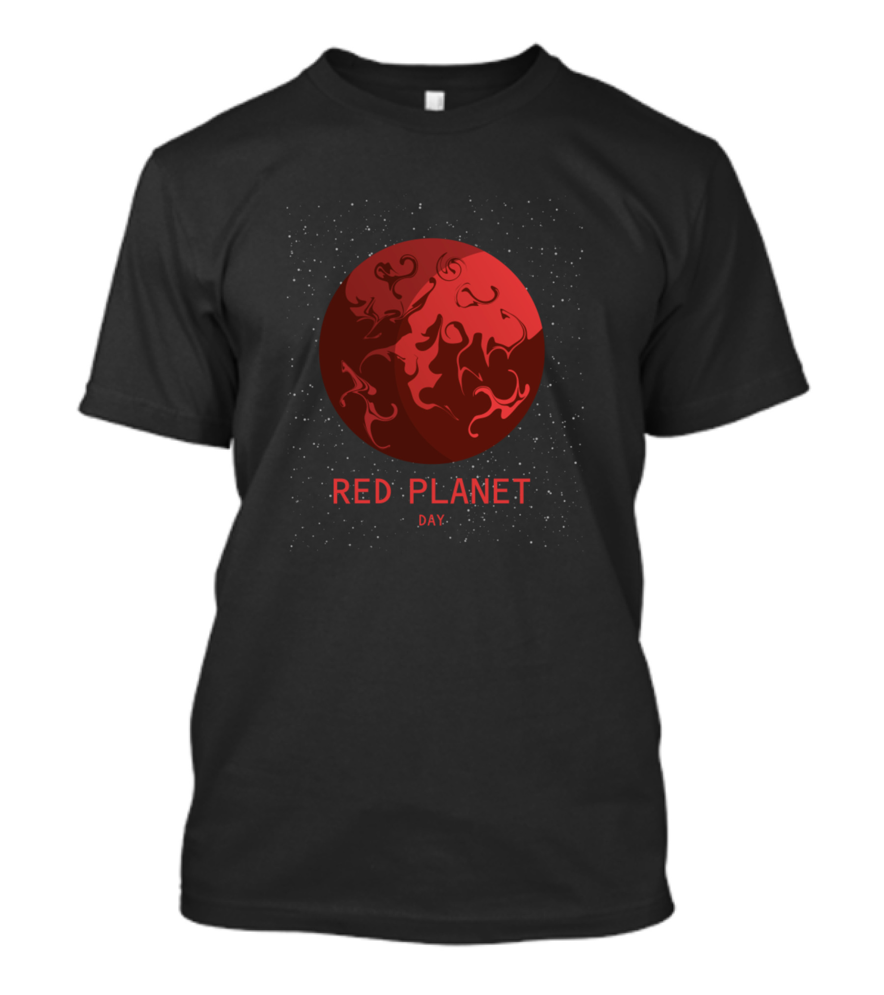 Red Planet Day Mars Celebration Cosmic T-Shirt