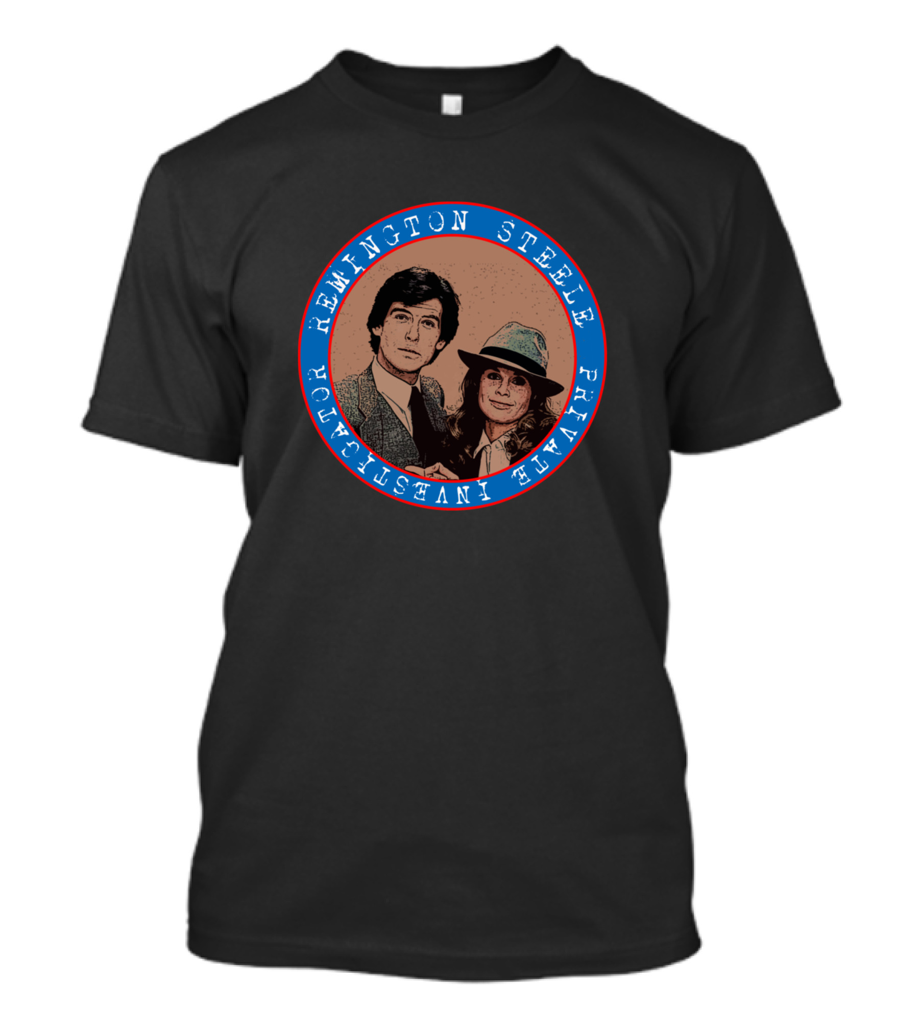 Remington Steele Private Investigator 80s TV Show T-Shirt