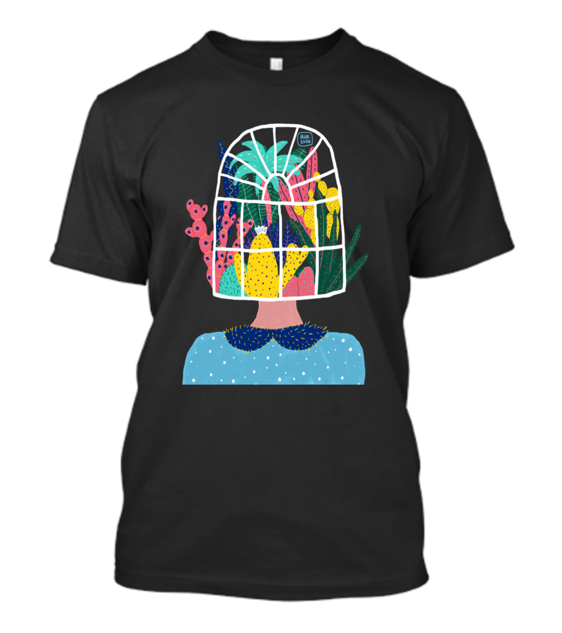 Renewal Mind Garden Blossoms Vivid Colors T-Shirt
