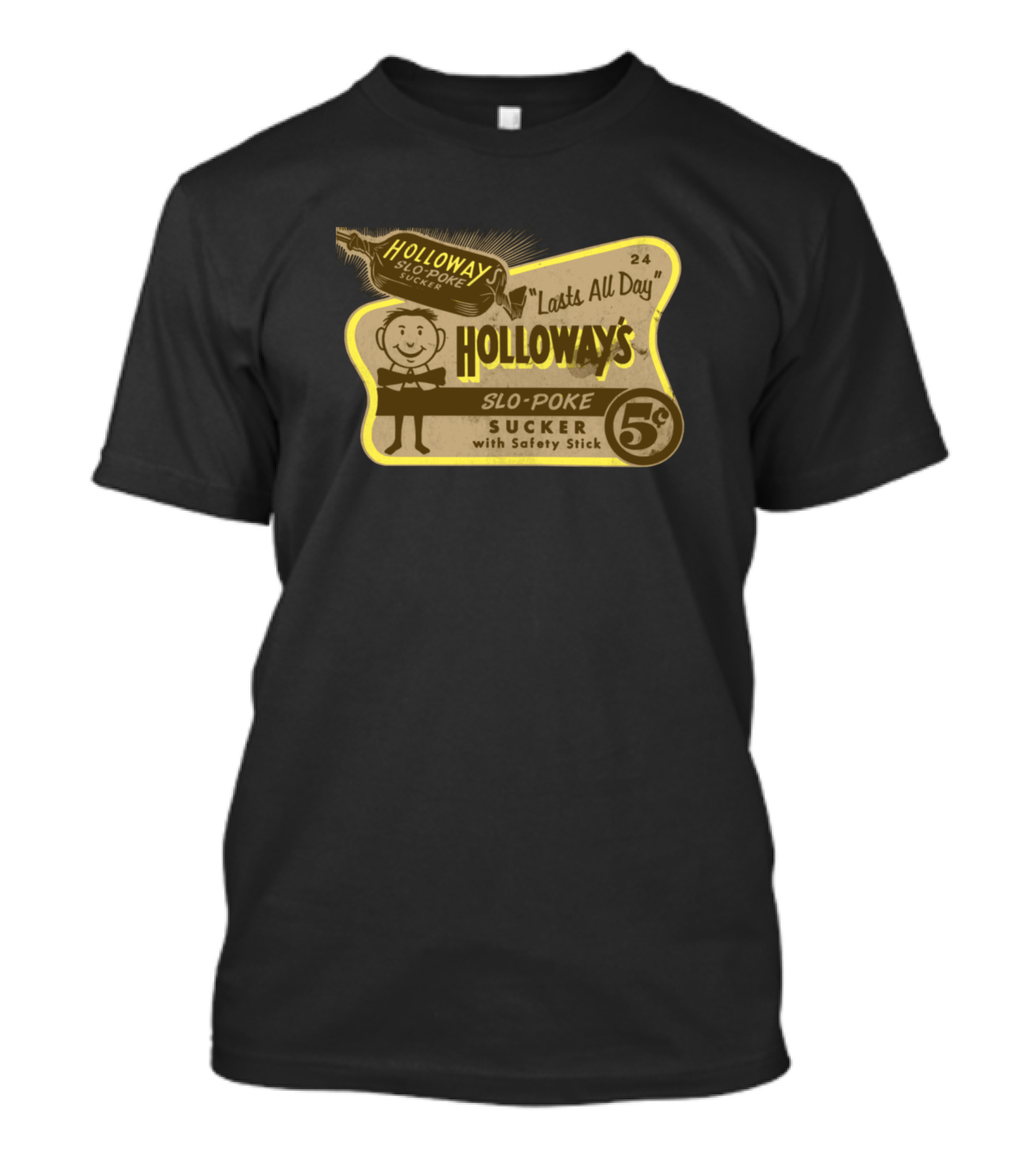 Holloway Slo-Poke Sucker 5¢ Lasts All Day T-Shirt