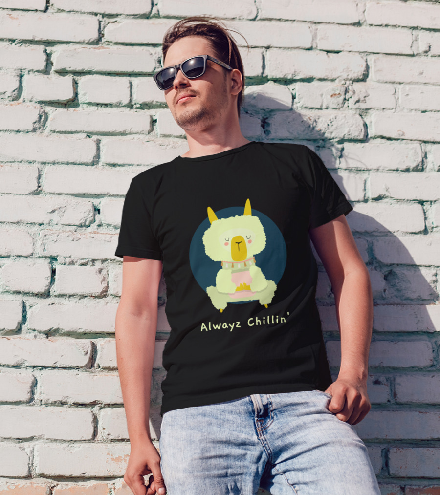 Alwayz Chillin' Lama T-Shirt