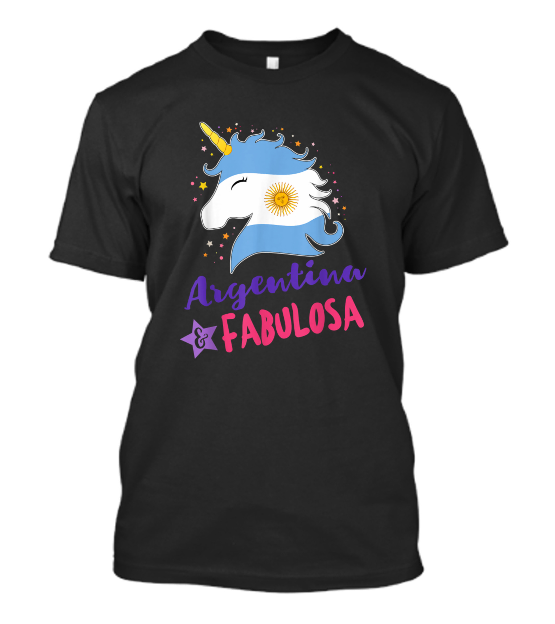 Argentina Fabulosa Unicorn Argentine Roots Her Argentina T-Shirt