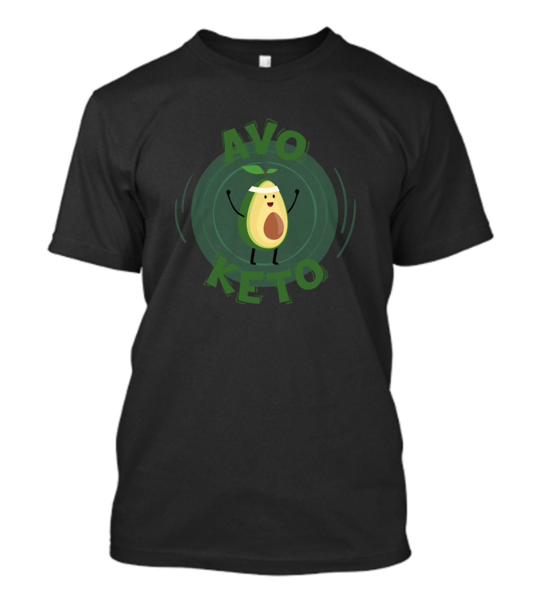 AVO Keto Avocado Character T-Shirt
