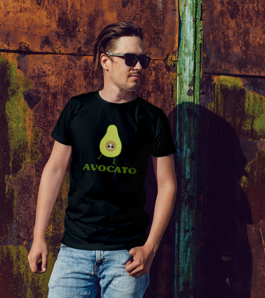 Avocato Funny Cinco De Mayo Cat Avocado T-Shirt