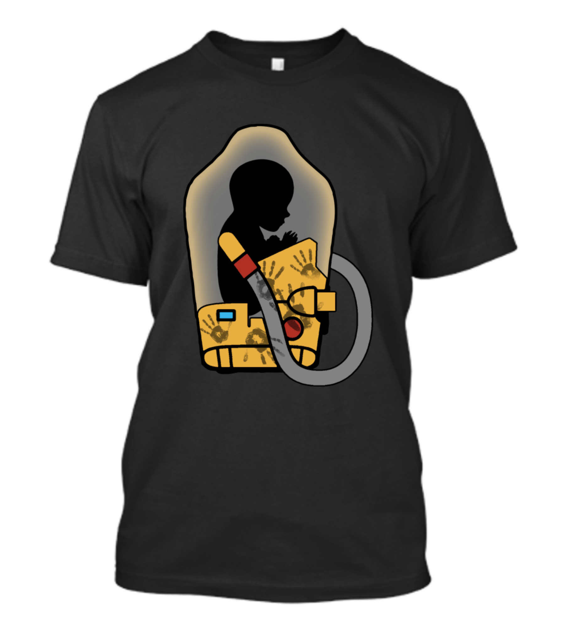 Bb Bridge Baby Cargo Pod Kojima Game Icon Outline T-Shirt