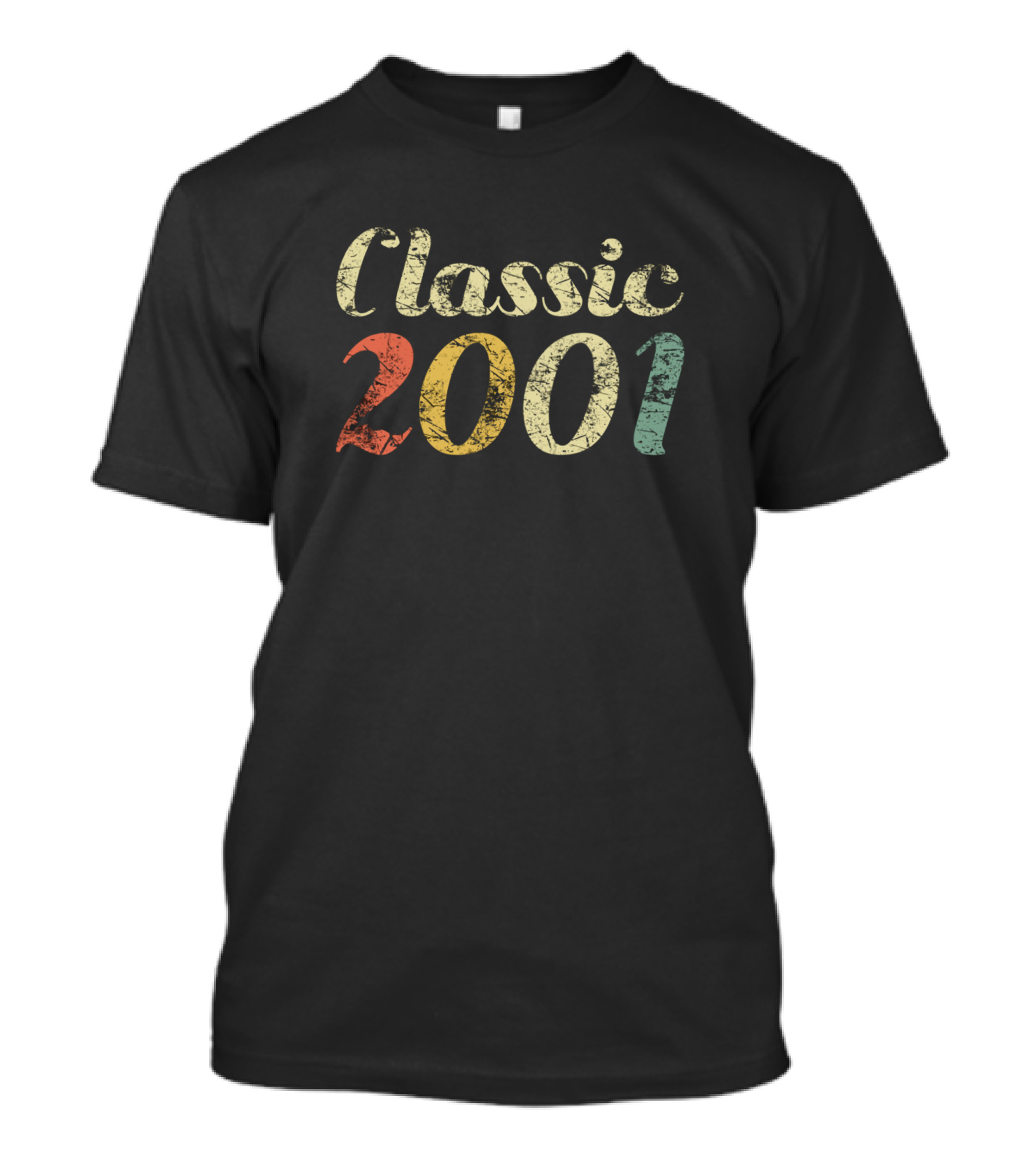 Classic 2001 18 Year Old Birthday Girls Born 2001 T-Shirt