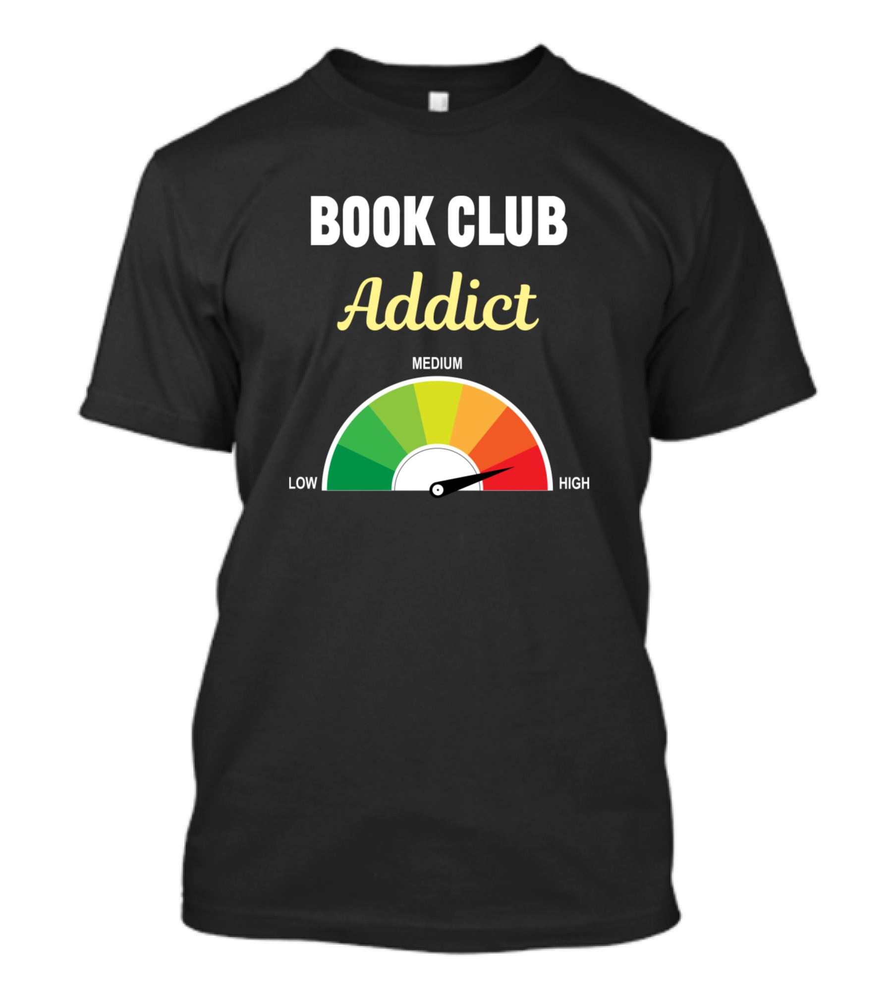 Book Club Addict Reading Gauge High Level T-Shirt