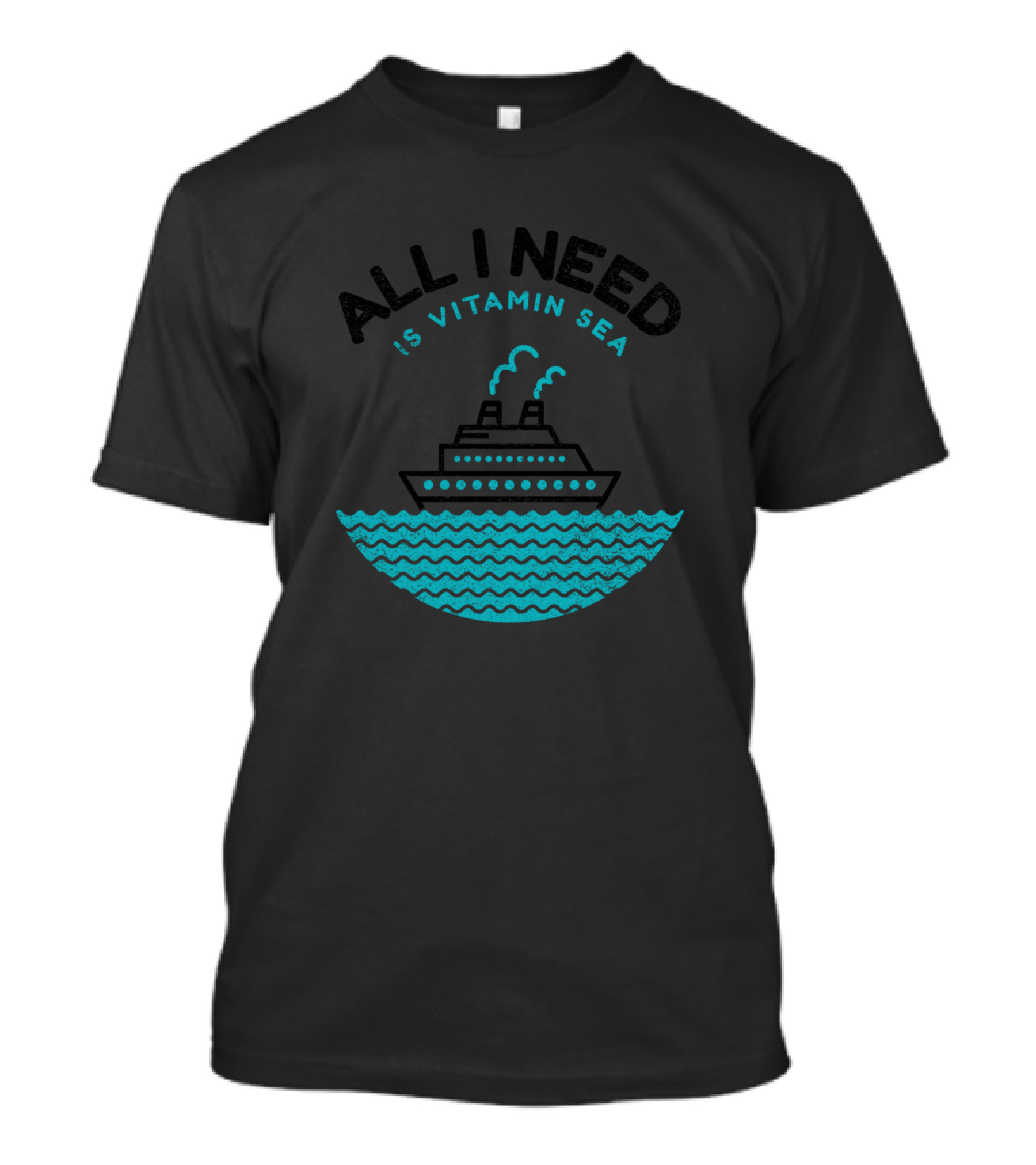 All I Need Is Vitamin Sea Cruise Ship Ocean Waves T-Shirt