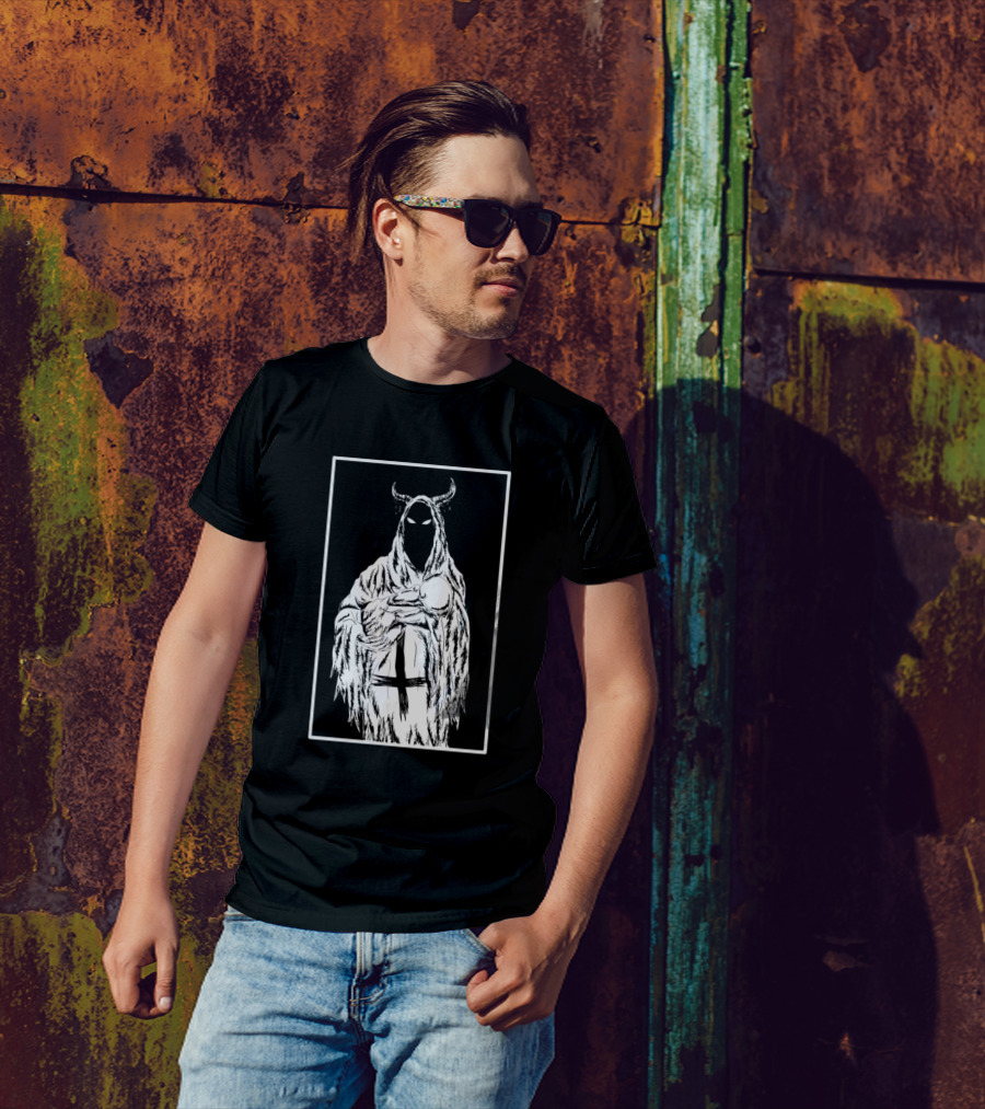 Baby From Hell Demon Hooded Cloak Inverted Cross T-Shirt