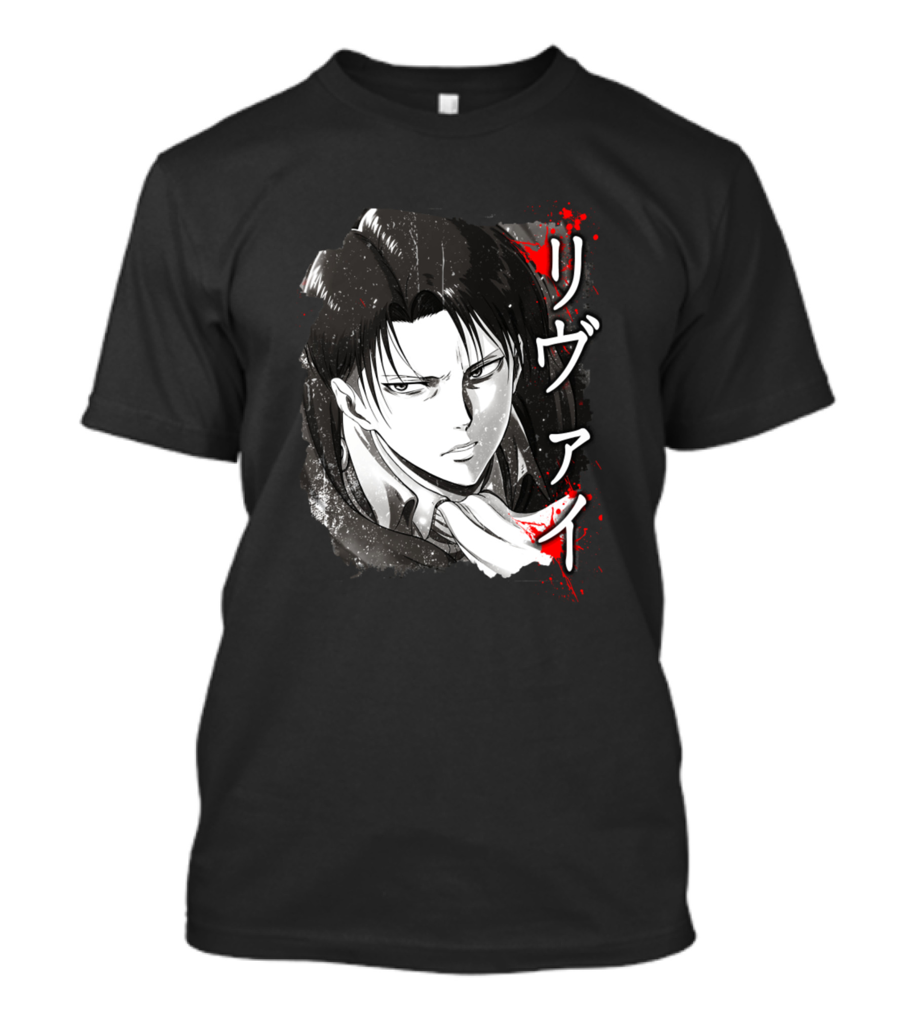 Captain Levi リヴァイ Manga Character T-Shirt