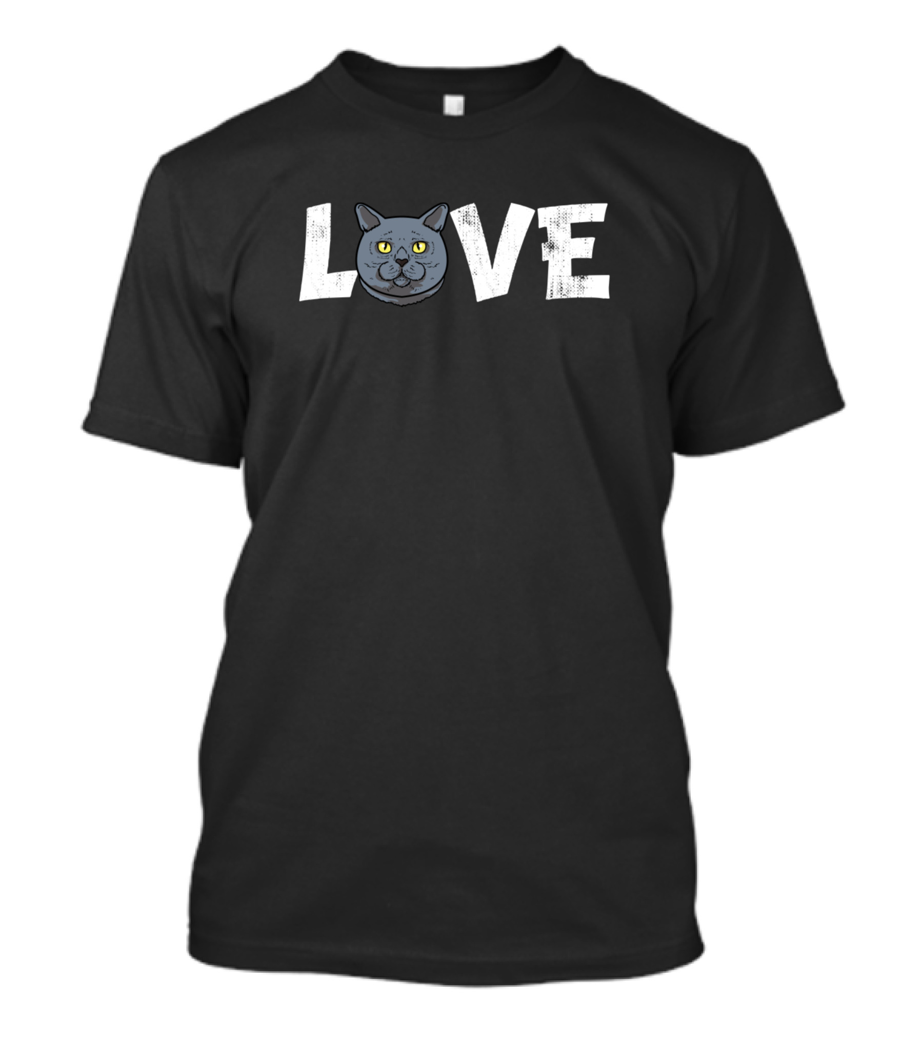 Love Cat Mom Cat Dad British Shorthair T-Shirt