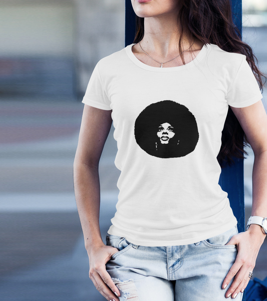Diana Ross Afro Pop Art Iconic T-Shirt