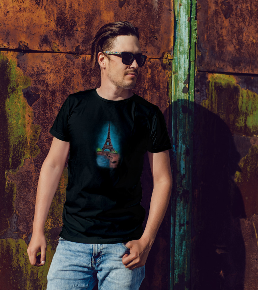 I Love Paris Eiffel Tower Scenic T-Shirt