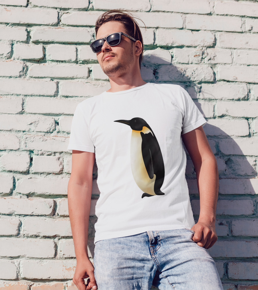 Emperor Penguin Side Profile T-Shirt