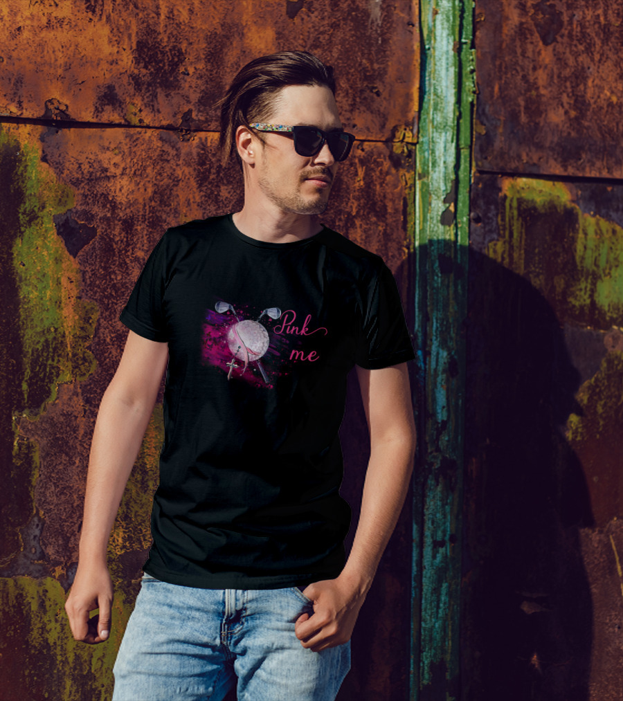 I Wear Pink For Me James 1:2-4 Golf Breast Cancer T-Shirt