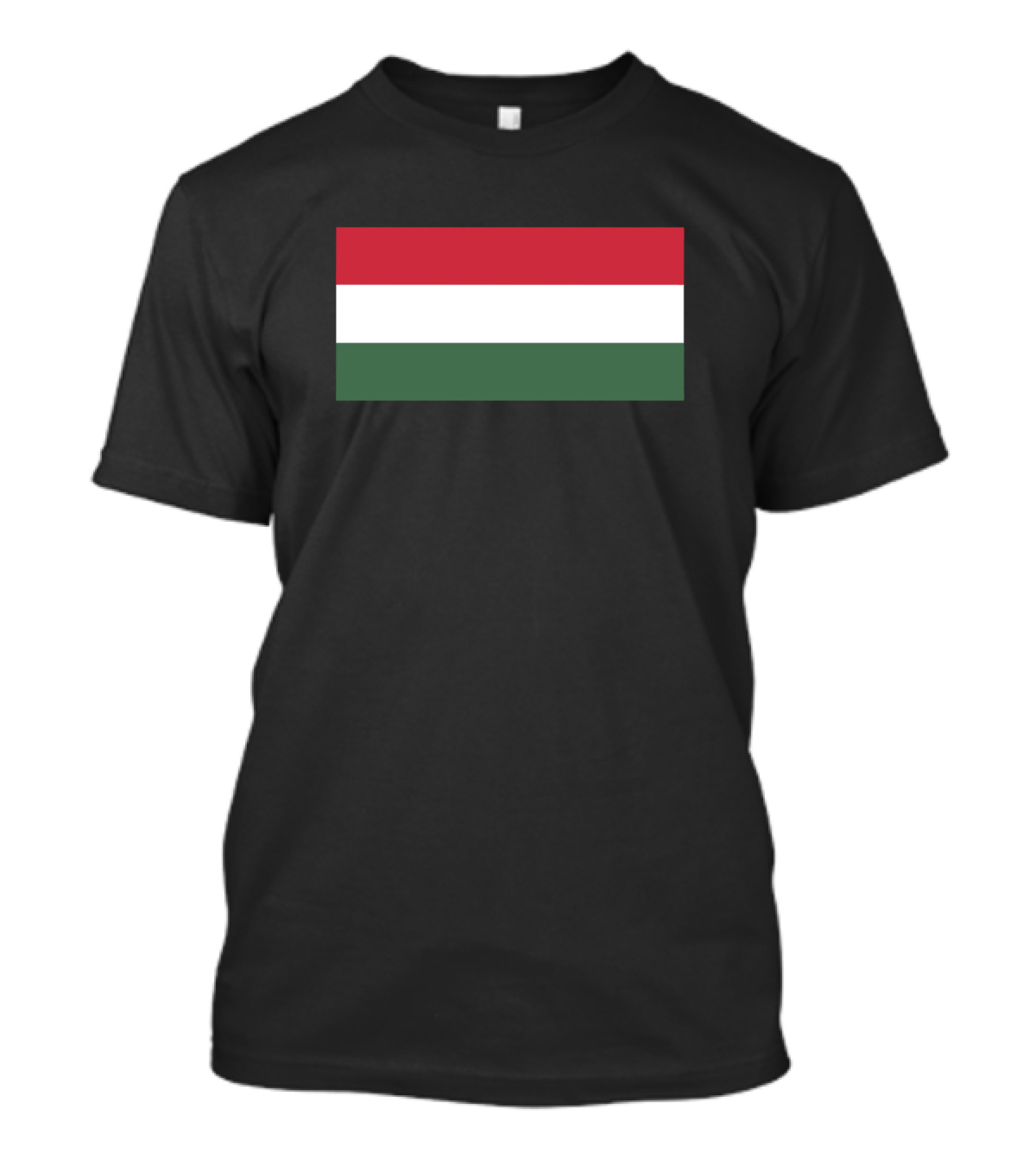 Hungary National Flag Colors Red White Green T-Shirt