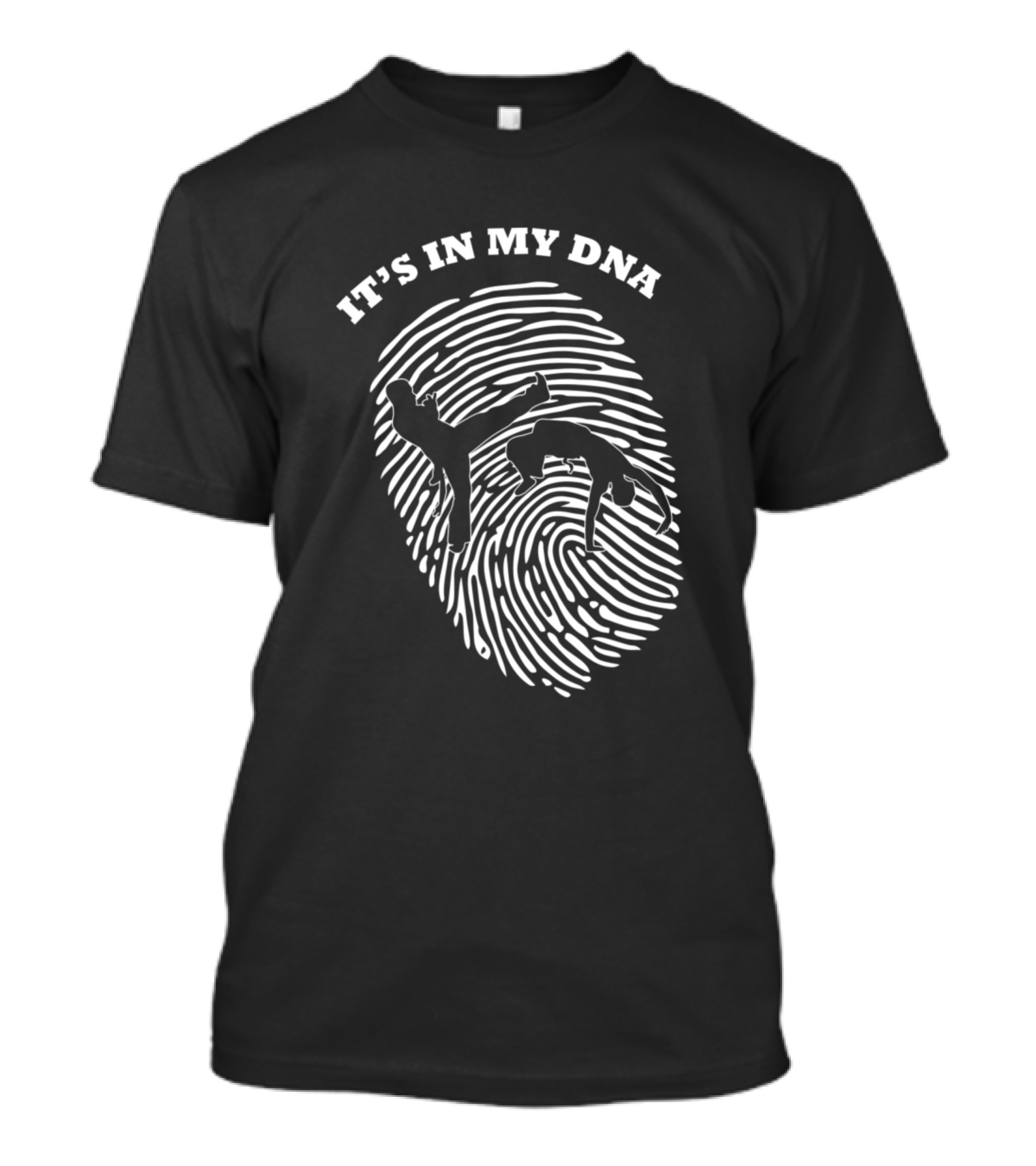 It's In My DNA Capoeira Dance Fighter Fingerprint T-Shirt