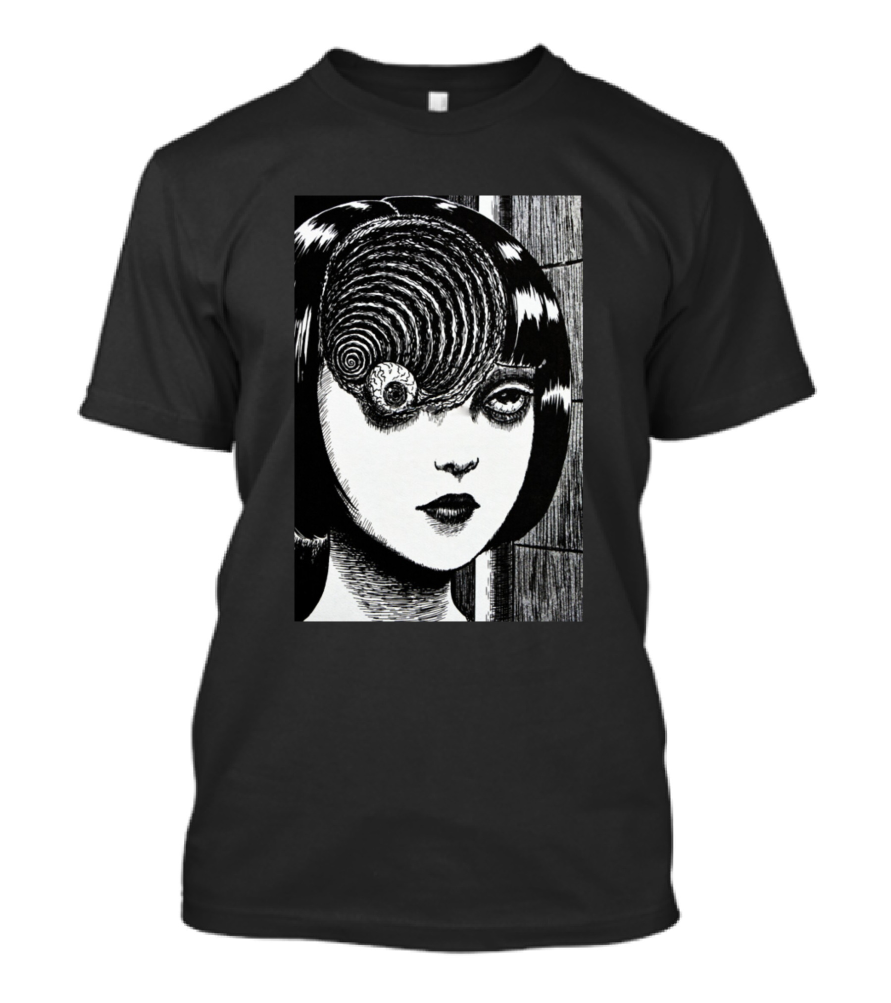 Macintoshplus Uzumaki Spiraling Eye Girl T-Shirt