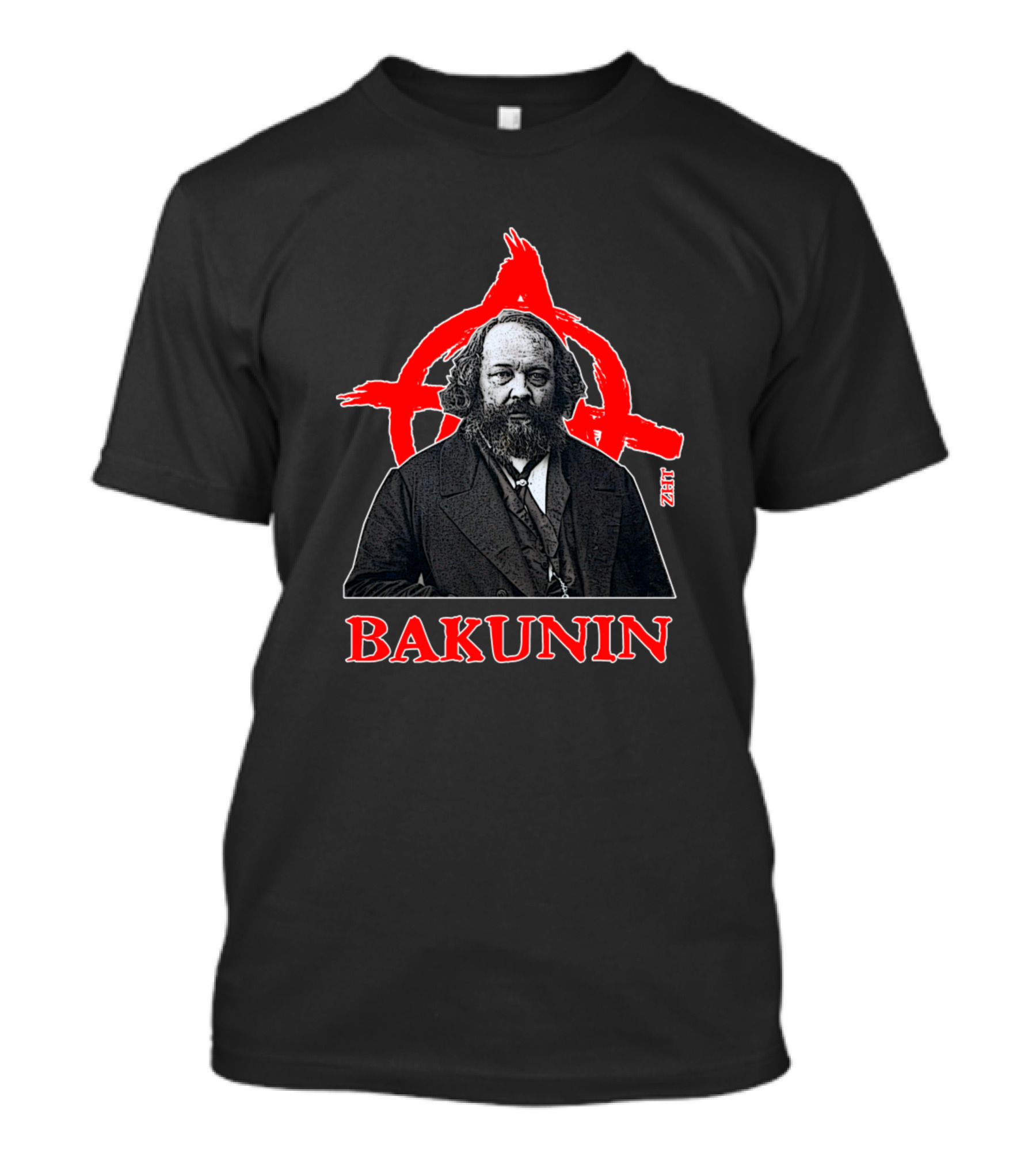 Bakunin Anarchism Red T-Shirt