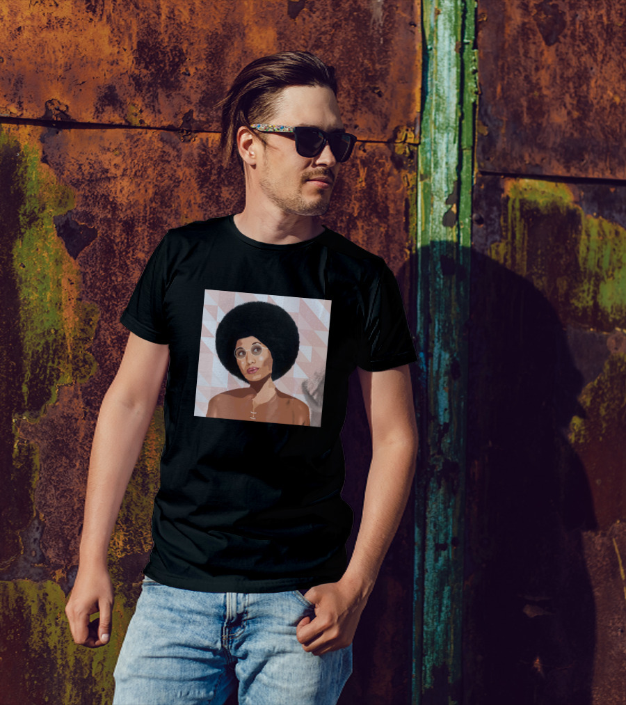 Nyokabi Geometric Afro Glasses Woman T-Shirt