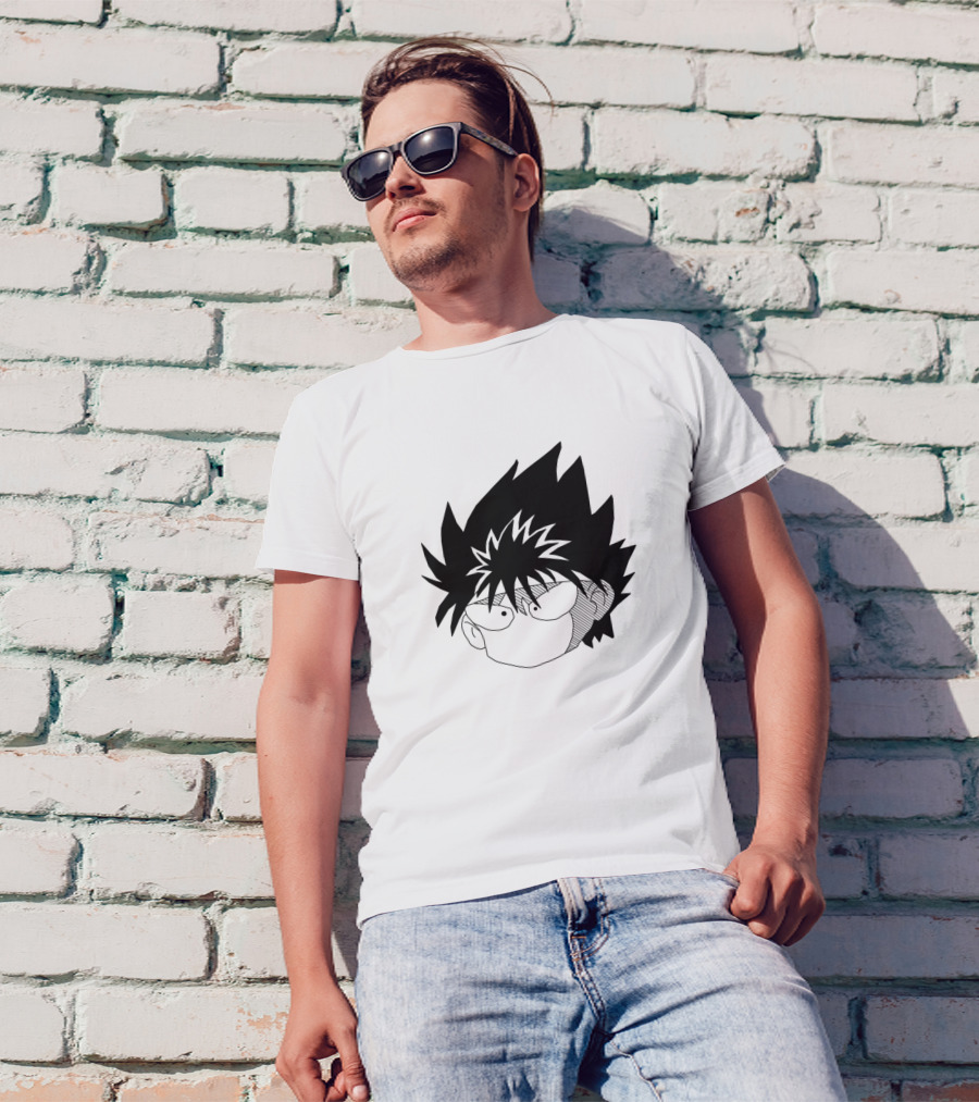 Yu Yu Hakusho Simple Hiei Minimalist Head T-Shirt