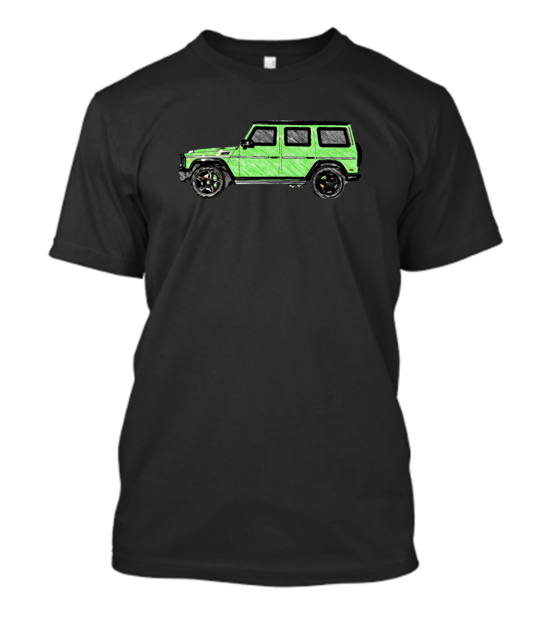 G Wagon Green Sketch T-Shirt