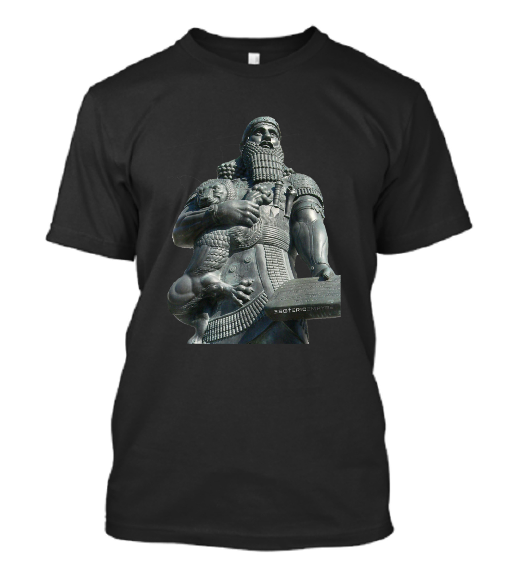 Gilgamesh Sumerian God Holding Lion Esoteric Majyks T-Shirt