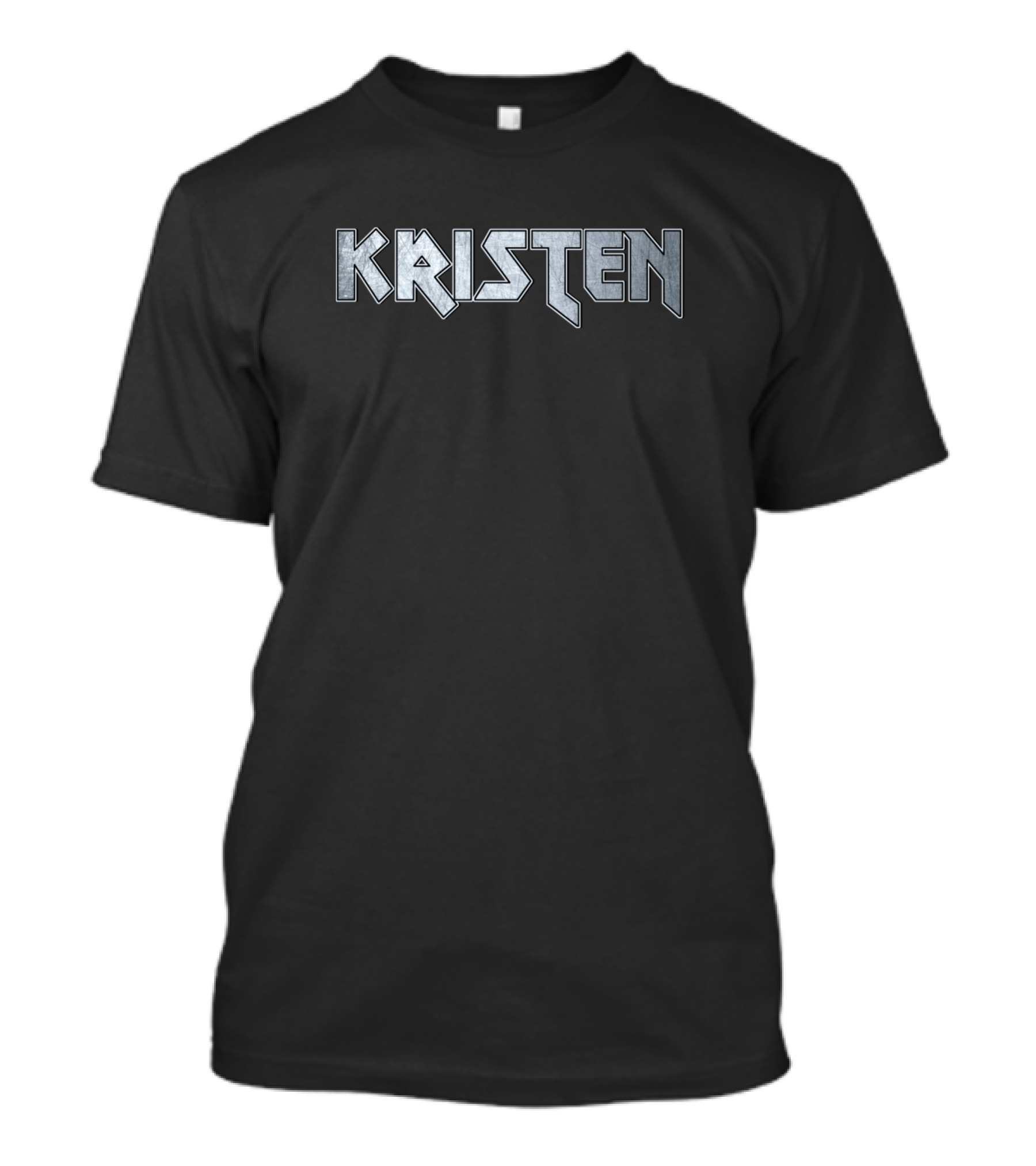 Kristen Heavy Metal Style Font T-Shirt