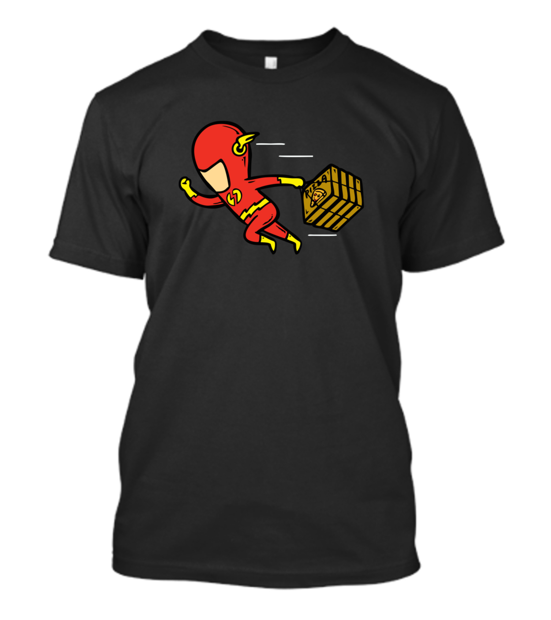 Hero The Flash Pizza Delivery Speed Pizza T-Shirt