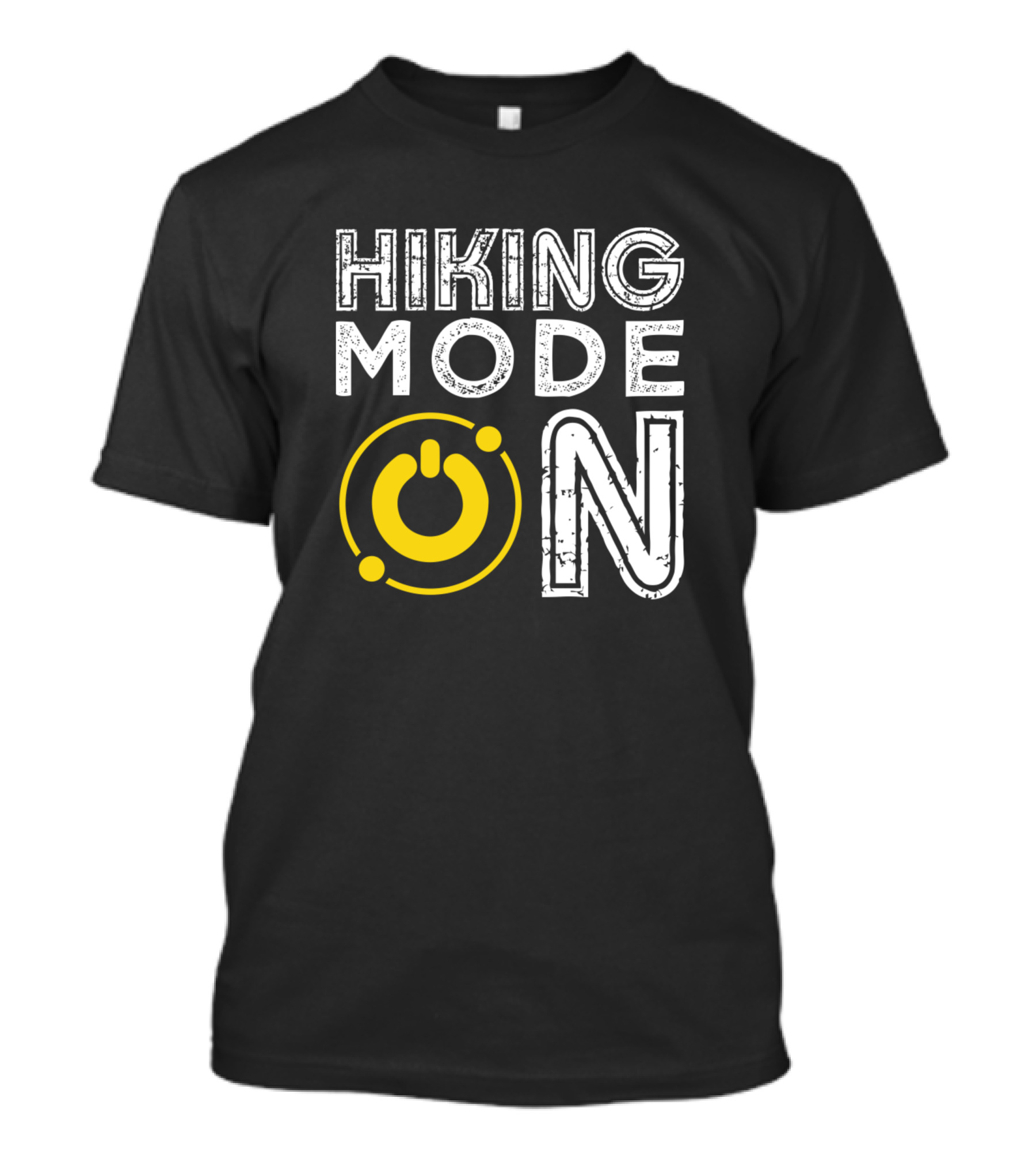Hiking Mode On Power Button Circle T-Shirt