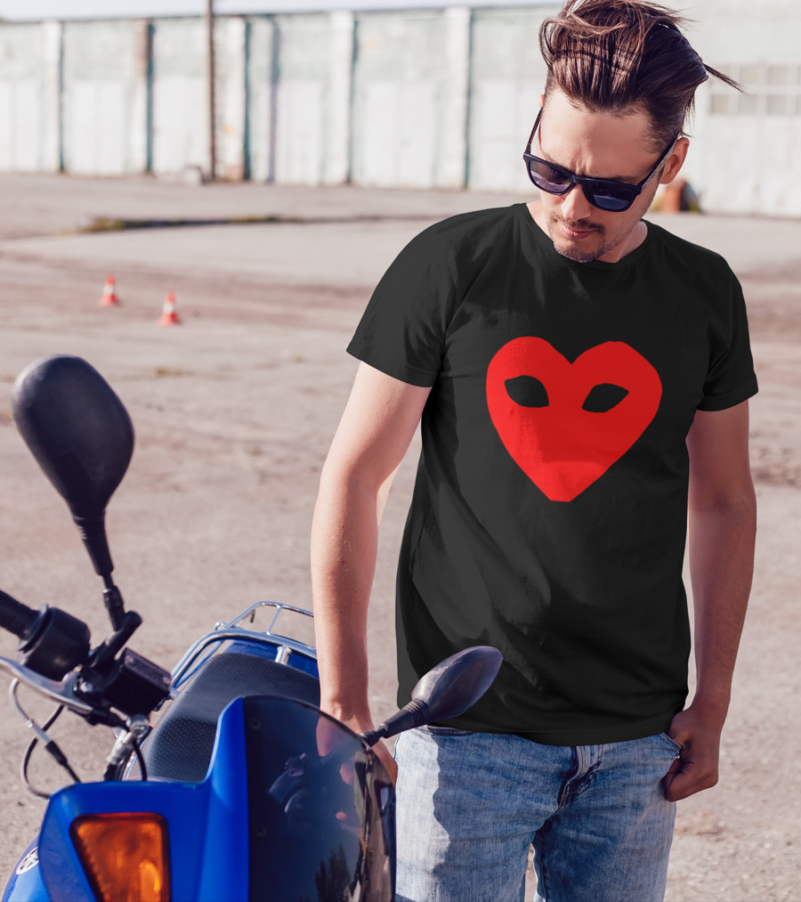 Hypebeast Love Red Heart With Eyes T-Shirt