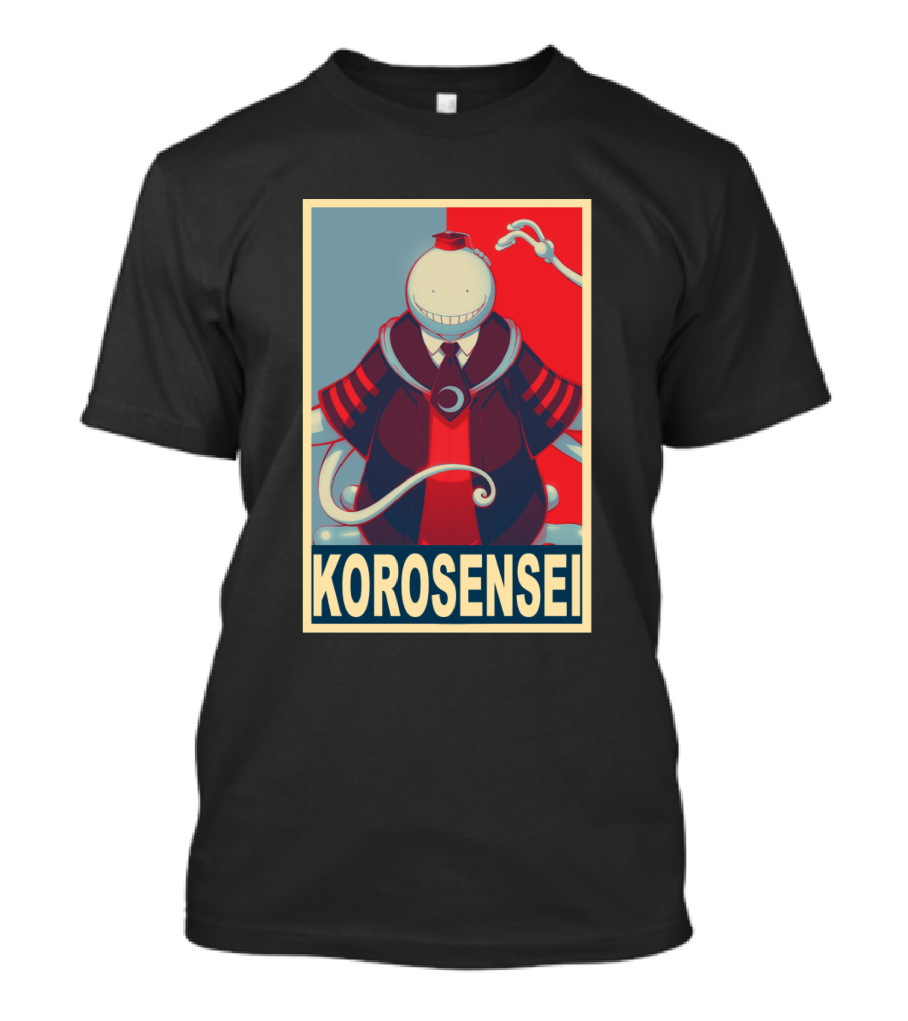 Korosensei Hope Poster Style Tentacles Academic Attire T-Shirt