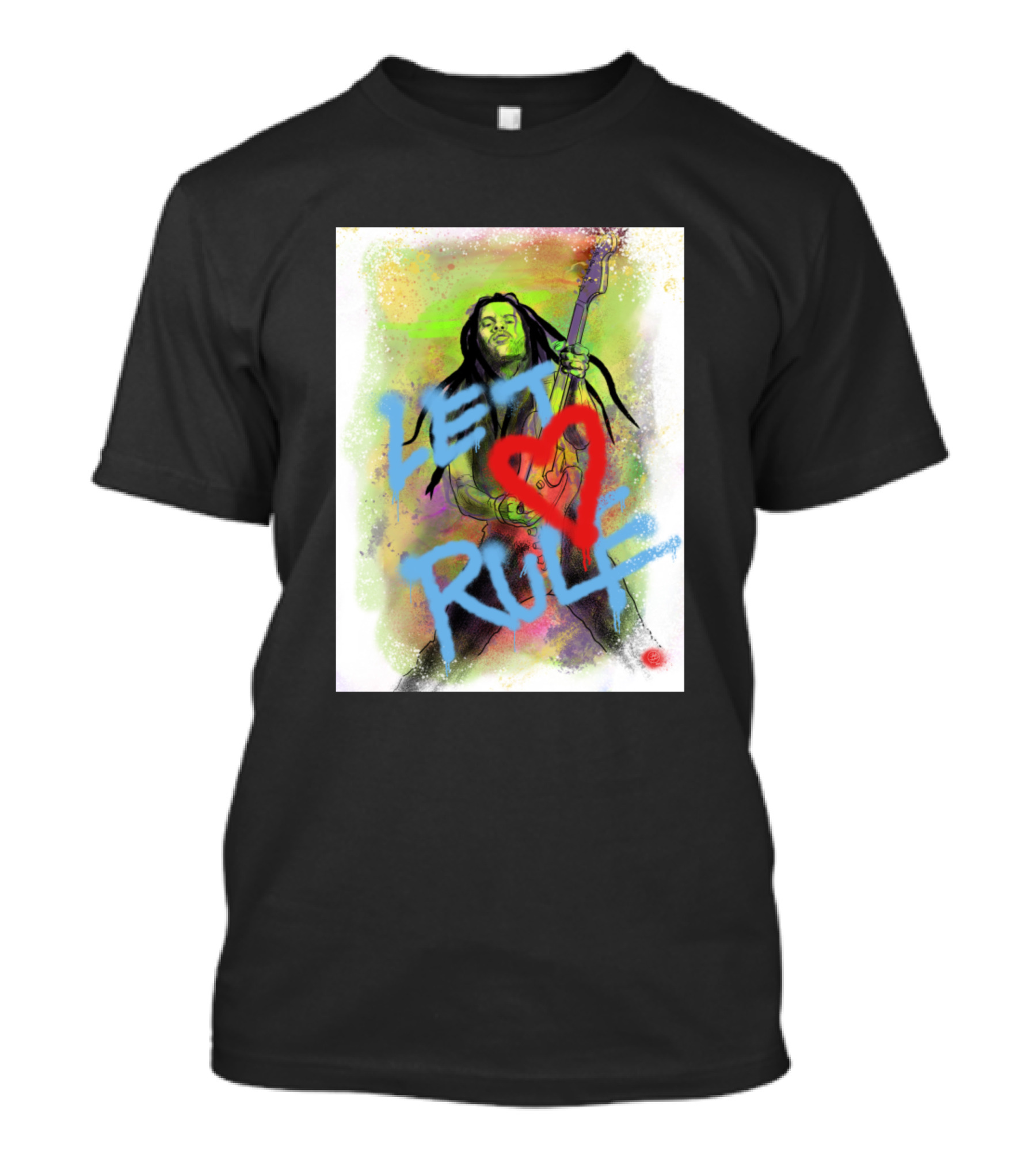 Let Love Rule Electric Guitar T-Shirt